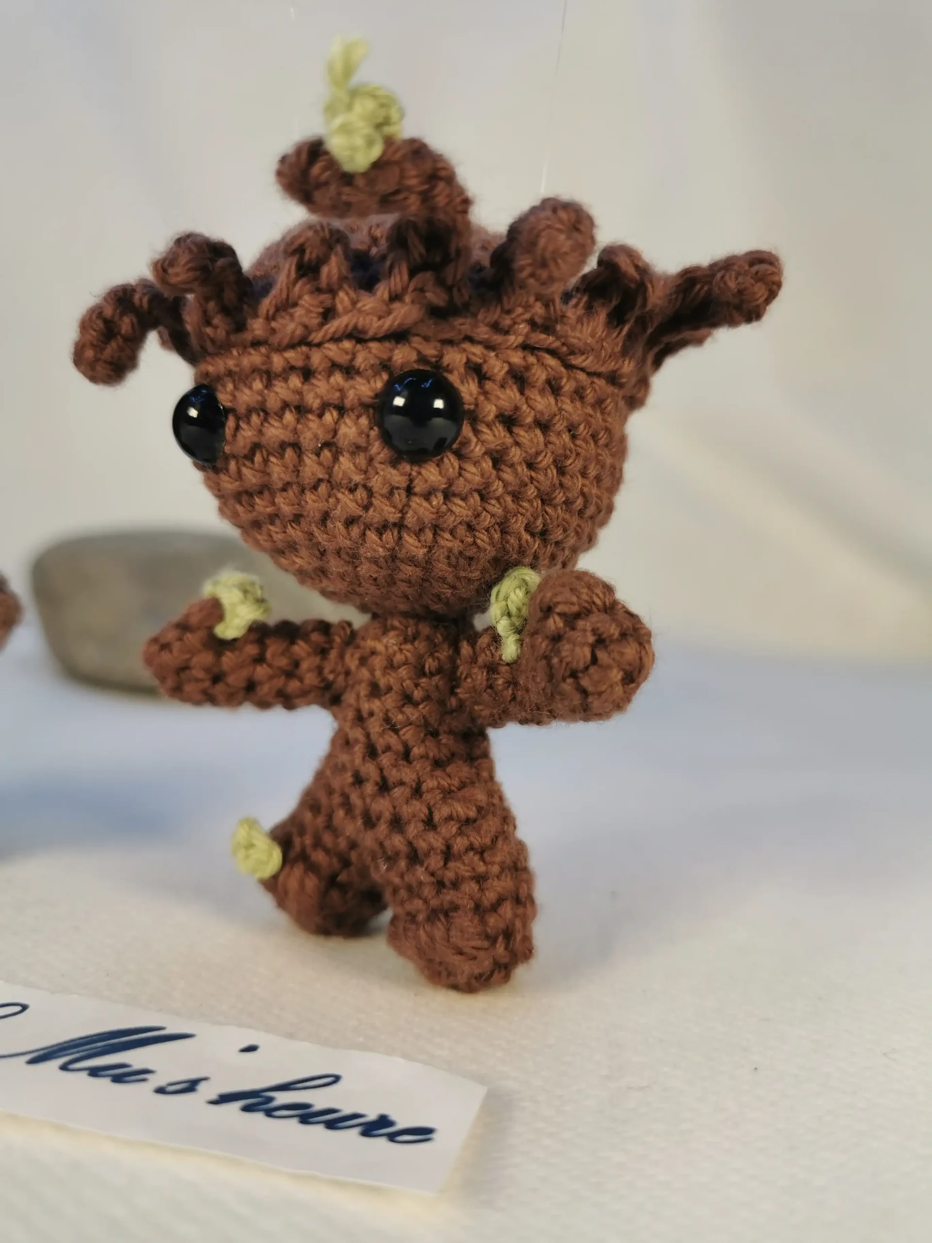 groot amigurumi fait main au crochet par La Mu's Heure
