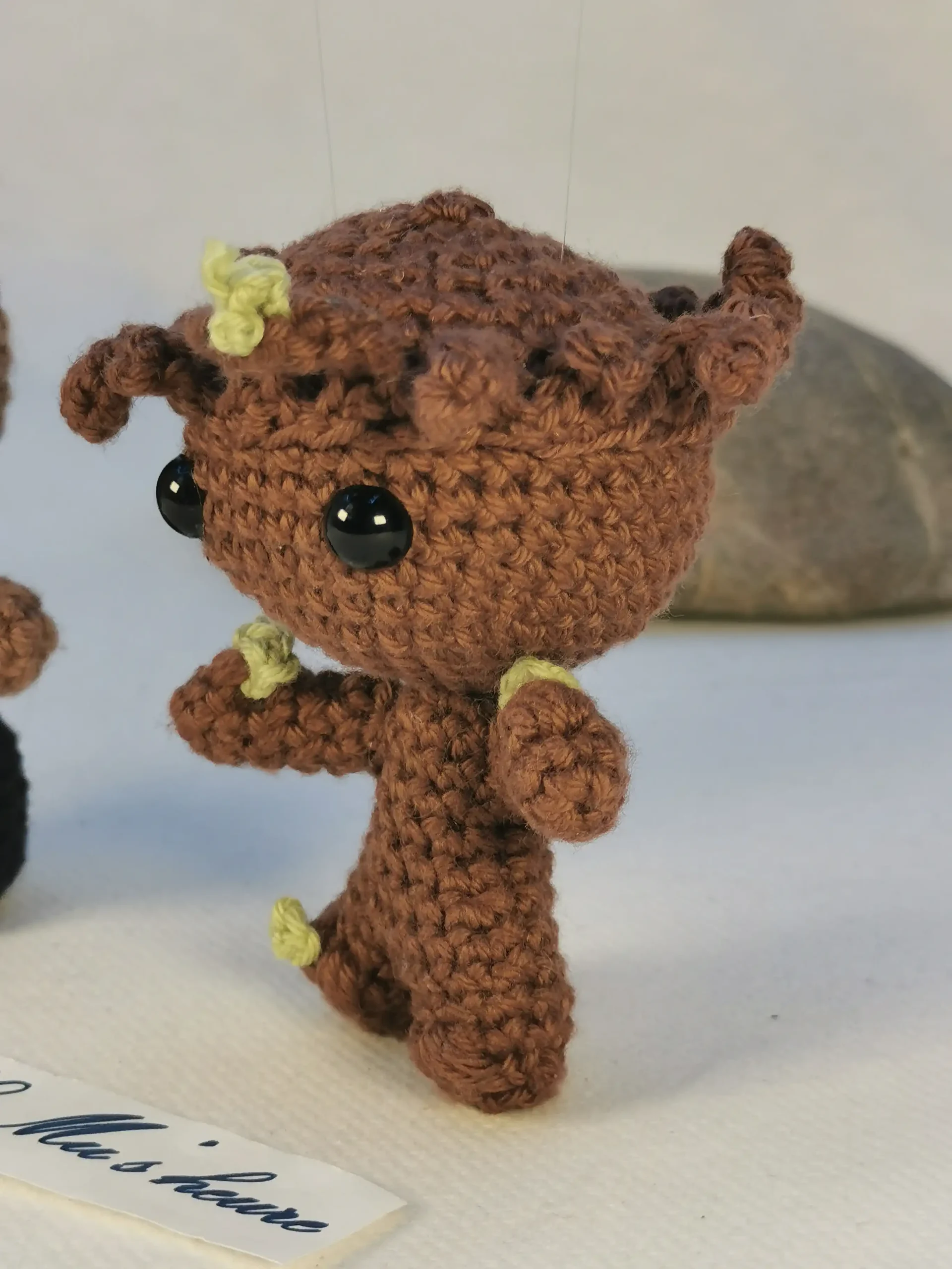 groot amigurumi fait main au crochet par La Mu's Heure