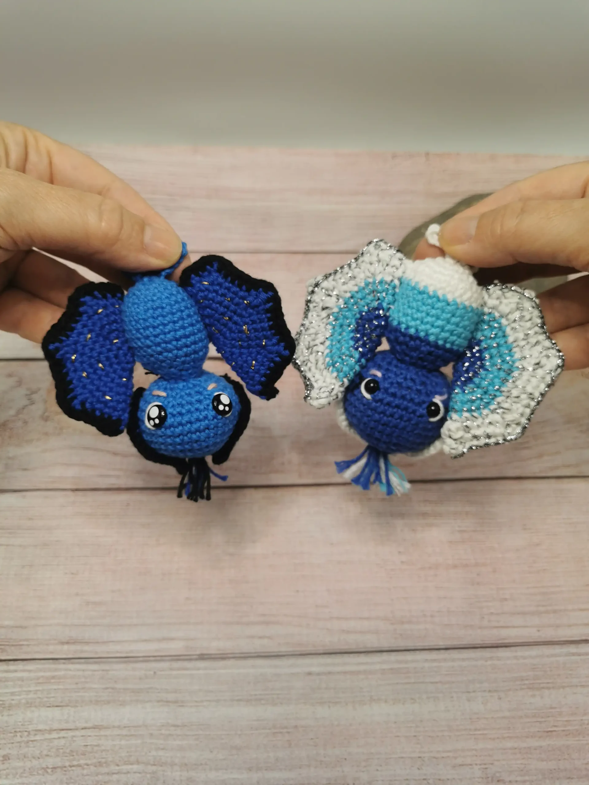 Chauve-souris amigurumi fait au crochet par La Mu's Heure