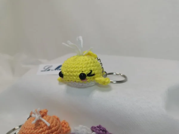 Porte-monnaie Peluche Requin-baleine Avec Porte-clés – Mini Sac à Fermeture éclair Vert – Cadeau Kawaii Fille Femme - 12