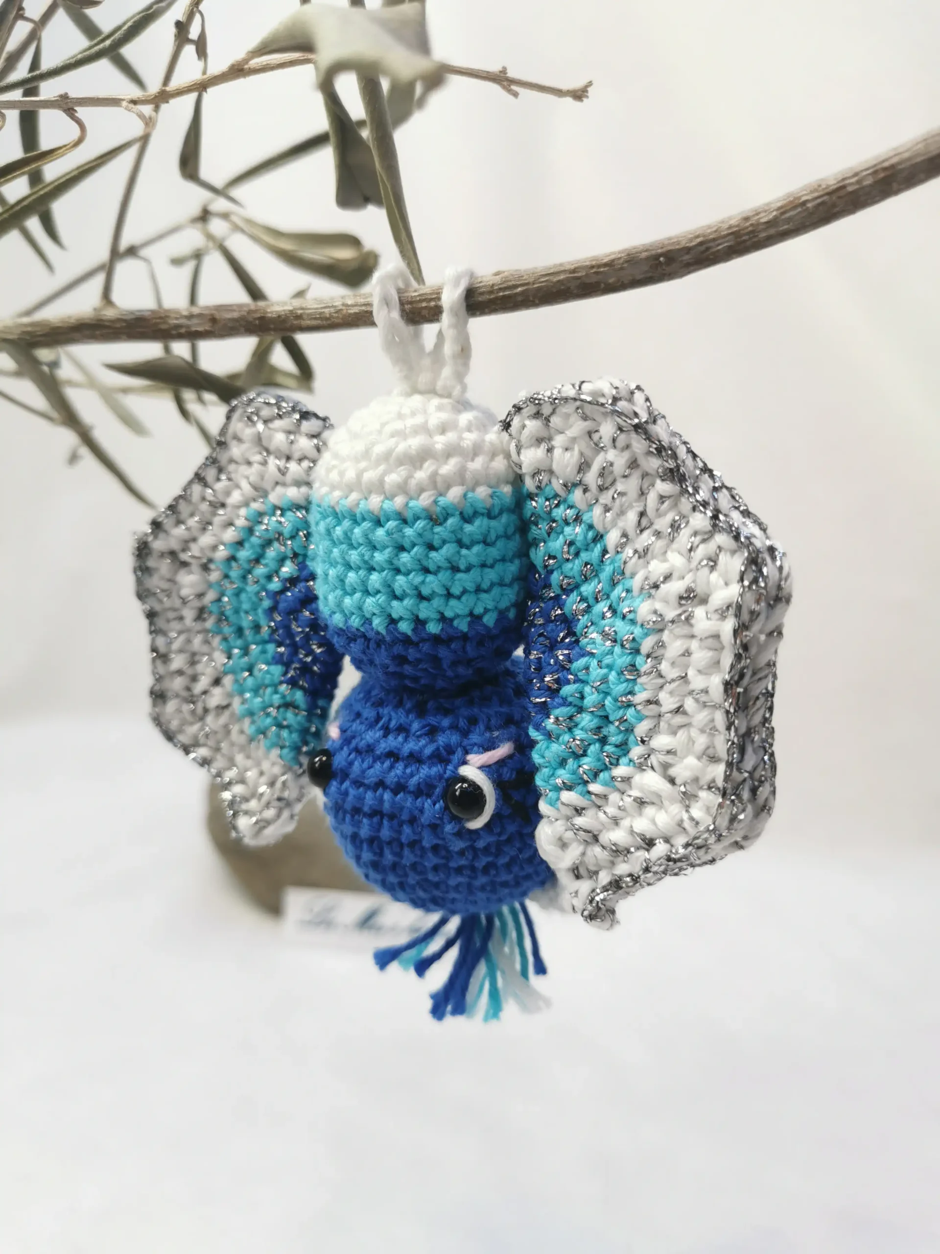 Chauve-souris amigurumi fait au crochet par La Mu's Heure