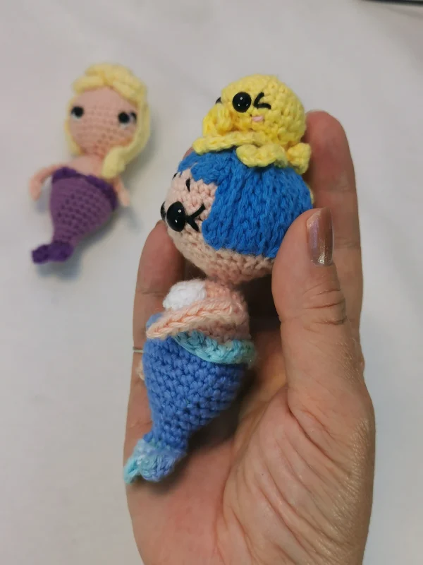 Costume De Sirène Bébé Au Crochet Main - Taille 12-18 Mois (1-2 Ans) - Thème Plage - FAIT MAIN