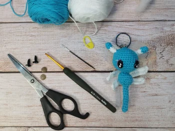 tutoriel Libellule amigurumi fait main au crochet par La Mu's Heure