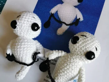 Gentil fantôme fait main au crochet par la Mu's Heure