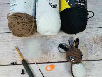 tutoriel de crochet débutant de Luciole amigurumi par La Mu's Heure
