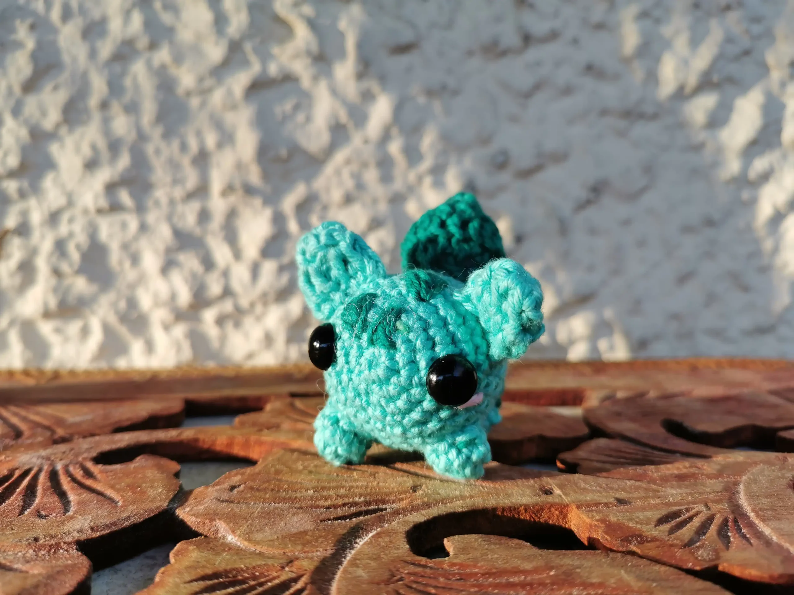 bulbizar amigurumi fait main au crochet par La Mu's heure