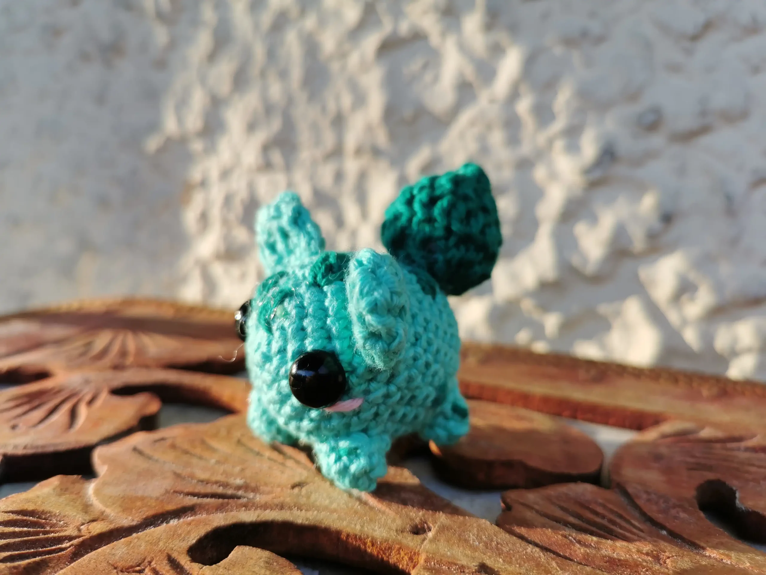 bulbizar amigurumi fait main au crochet par La Mu's heure
