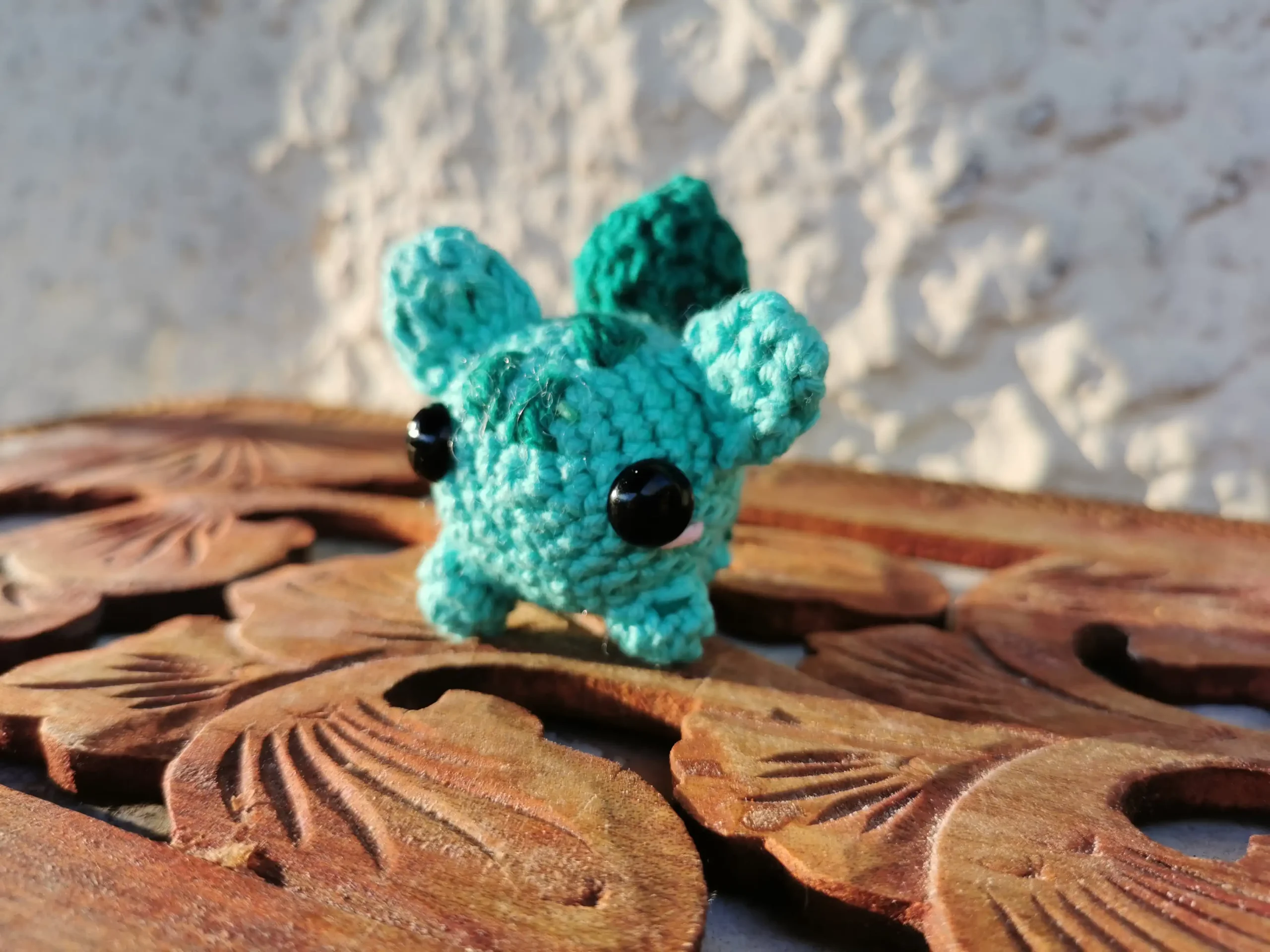 bulbizar amigurumi fait main au crochet par La Mu's heure