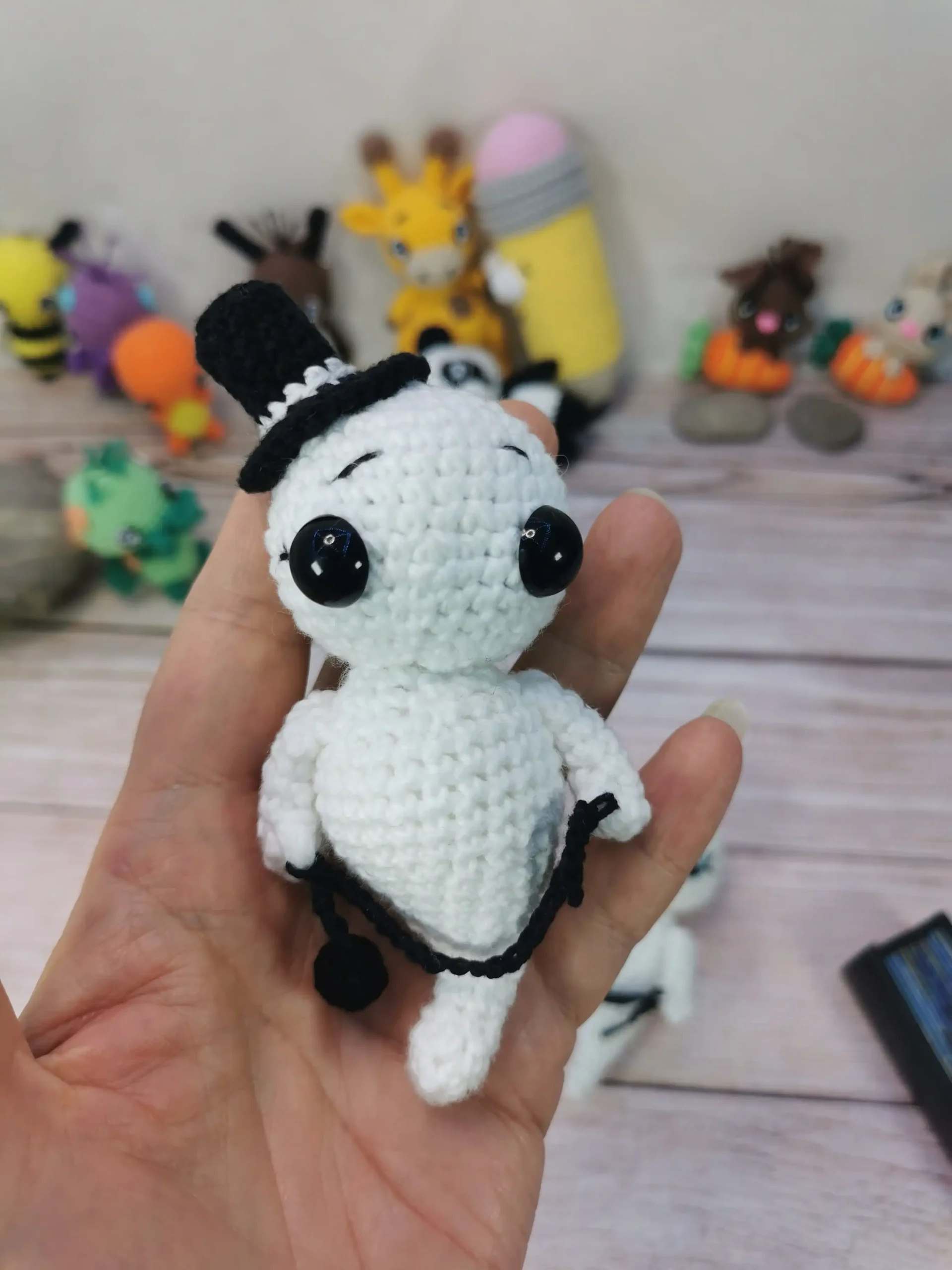 Gentil fantôme fait main au crochet par la Mu's Heure