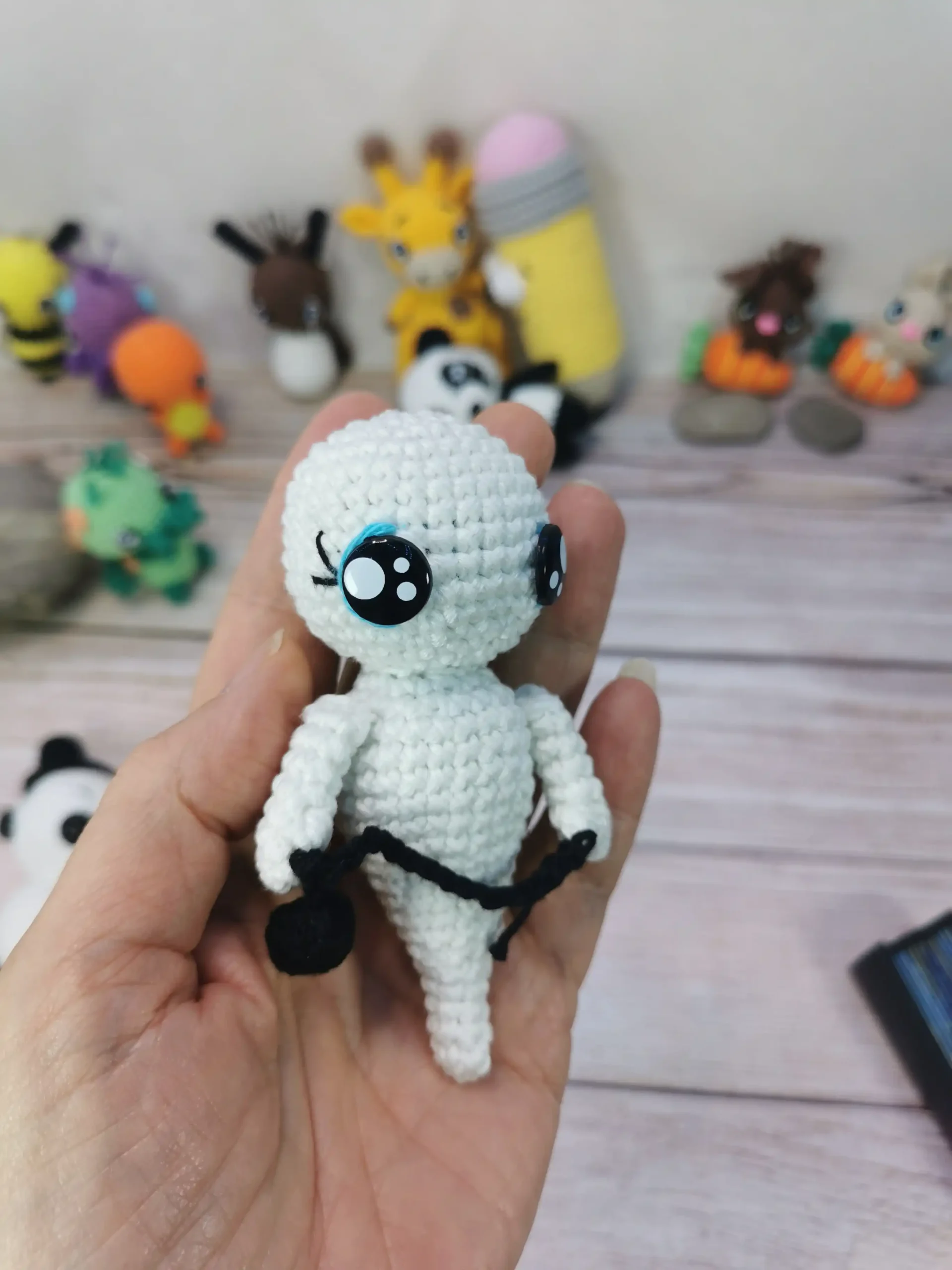 Gentil fantôme fait main au crochet par la Mu's Heure