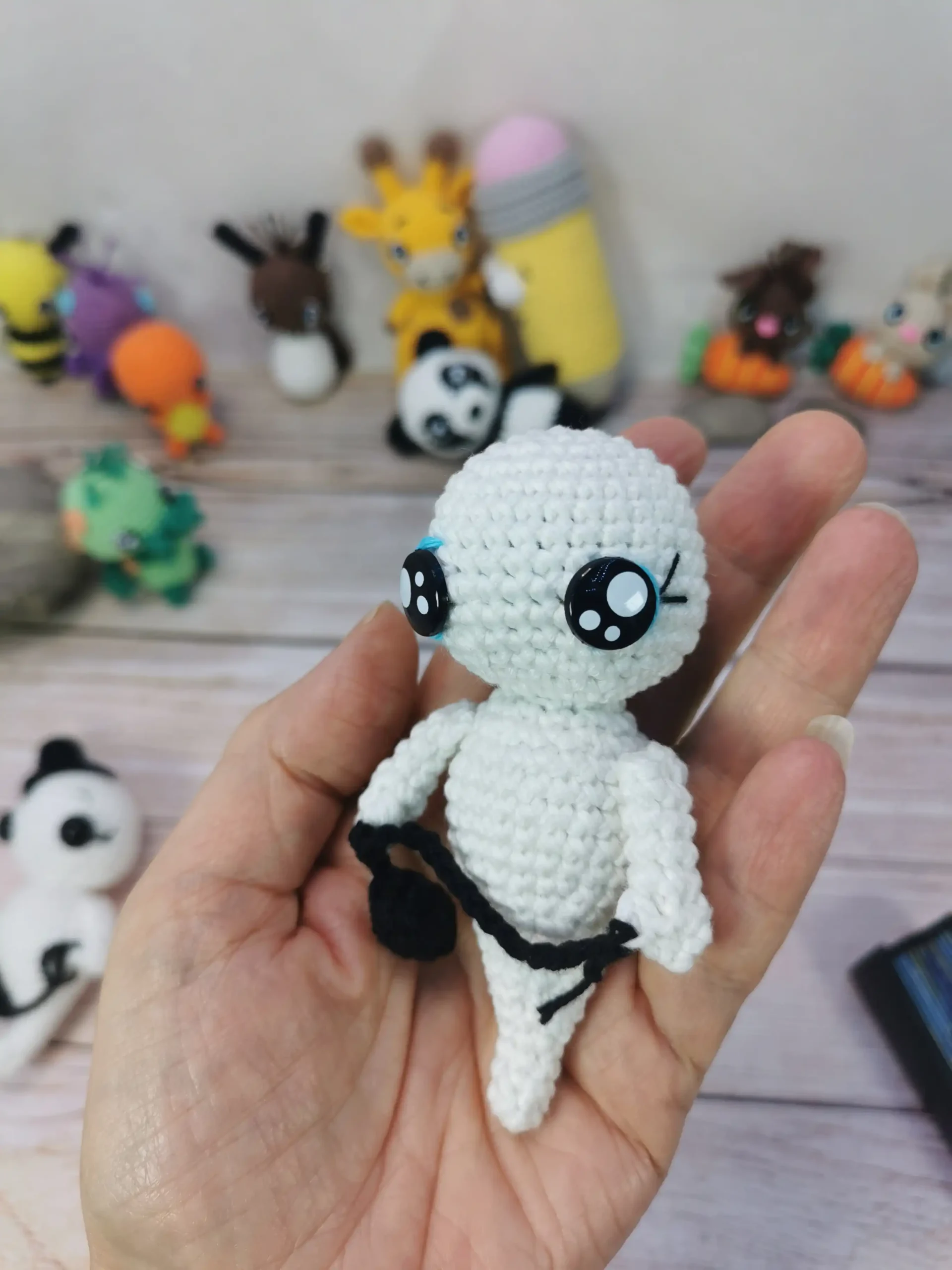Gentil fantôme fait main au crochet par la Mu's Heure