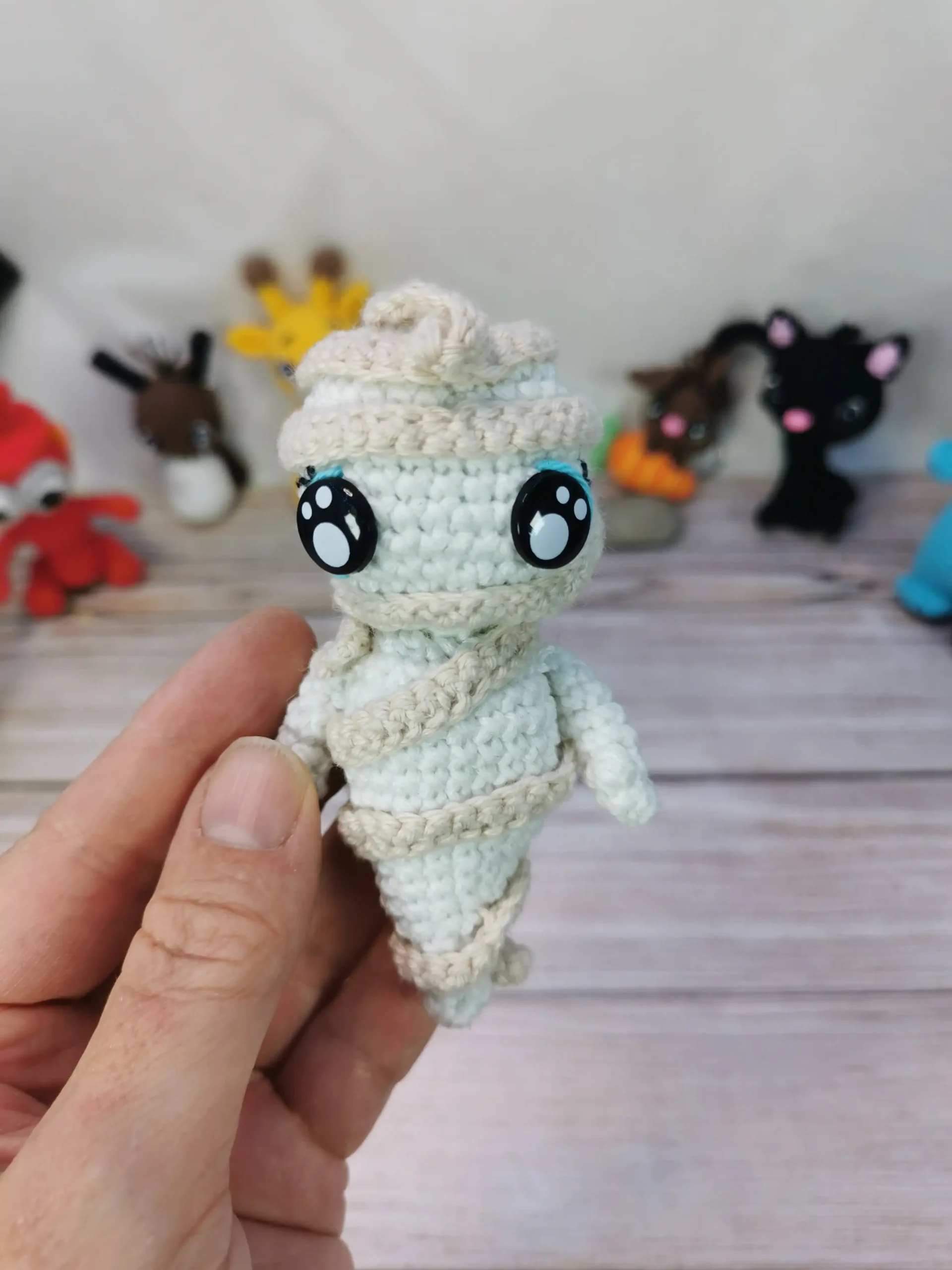 Gentil fantôme fait main au crochet par la Mu's Heure