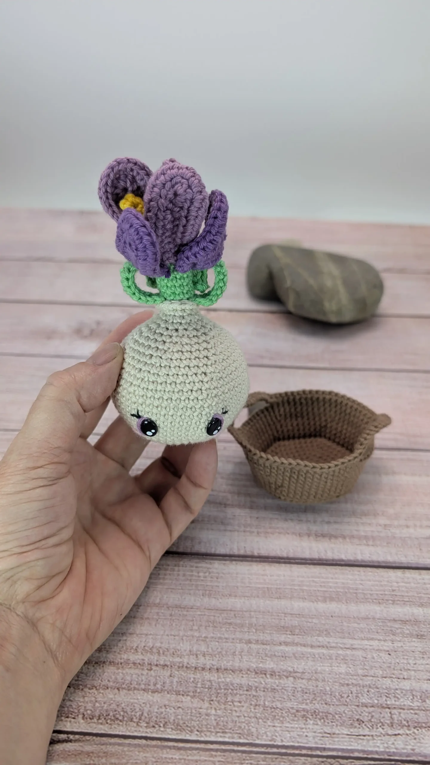 Crocus fait main au crochet par La Mu's Heure