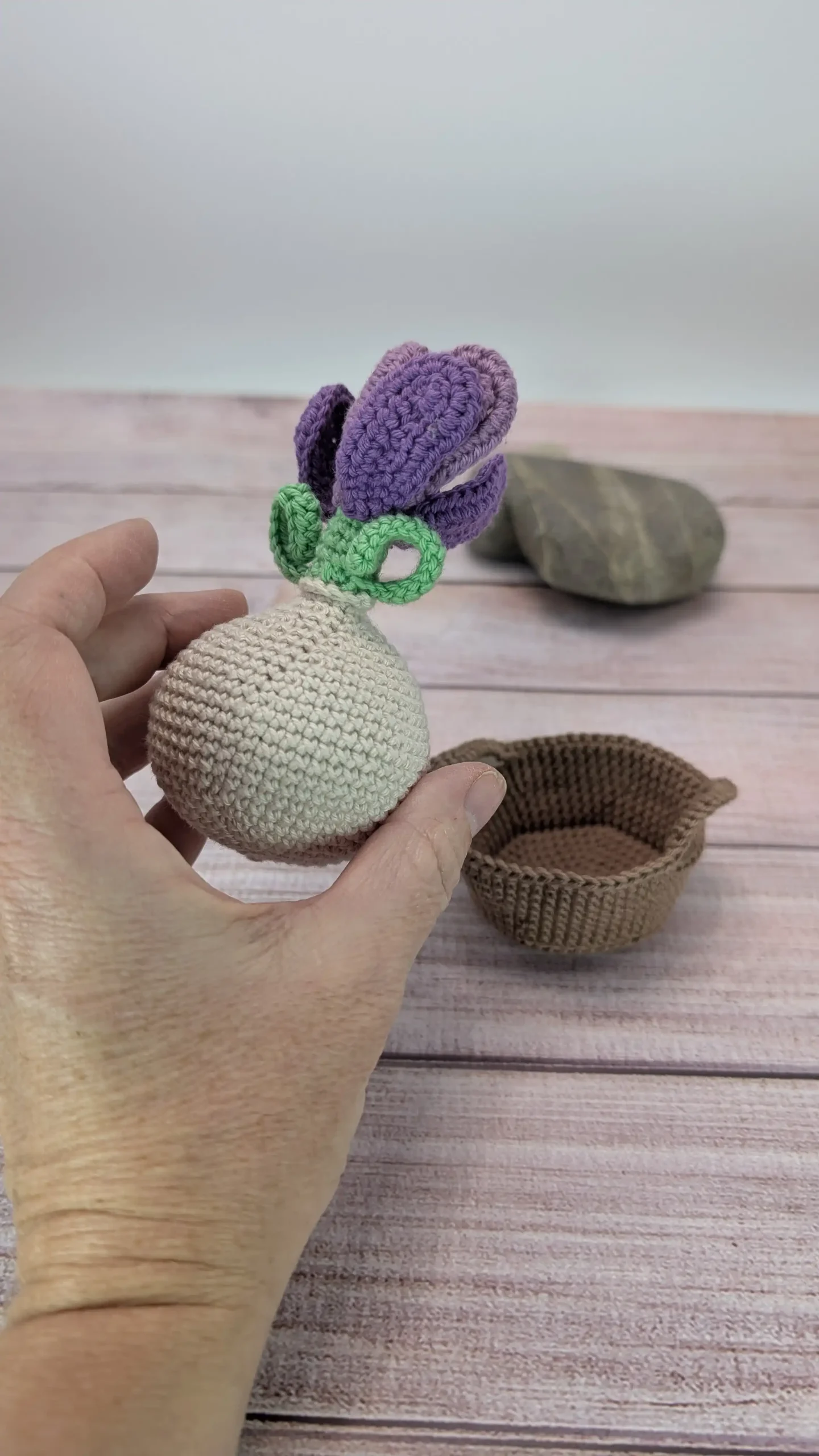 Crocus fait main au crochet par La Mu's Heure