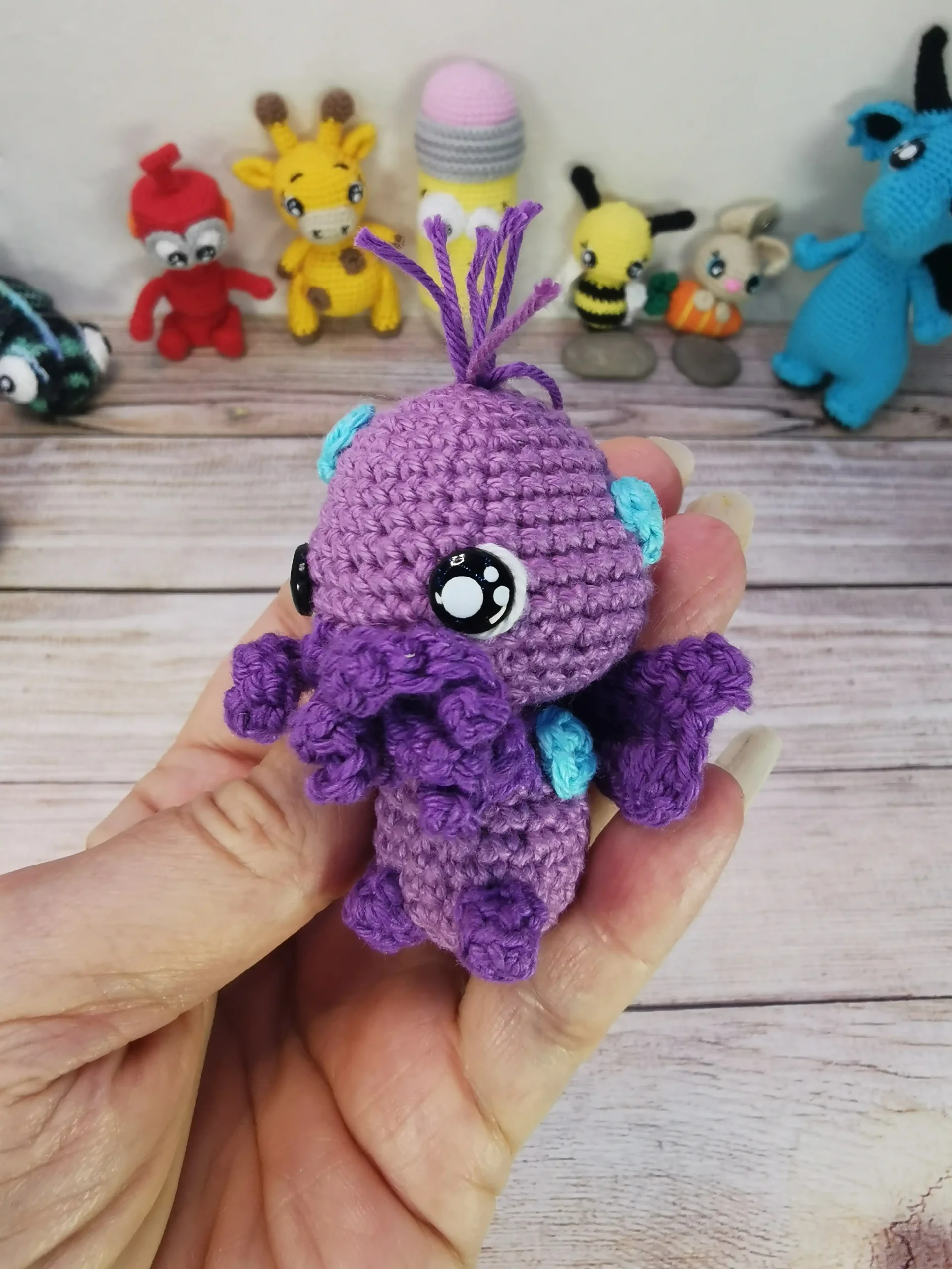 Cthulhu fait main au crochet par La Mu's Heure