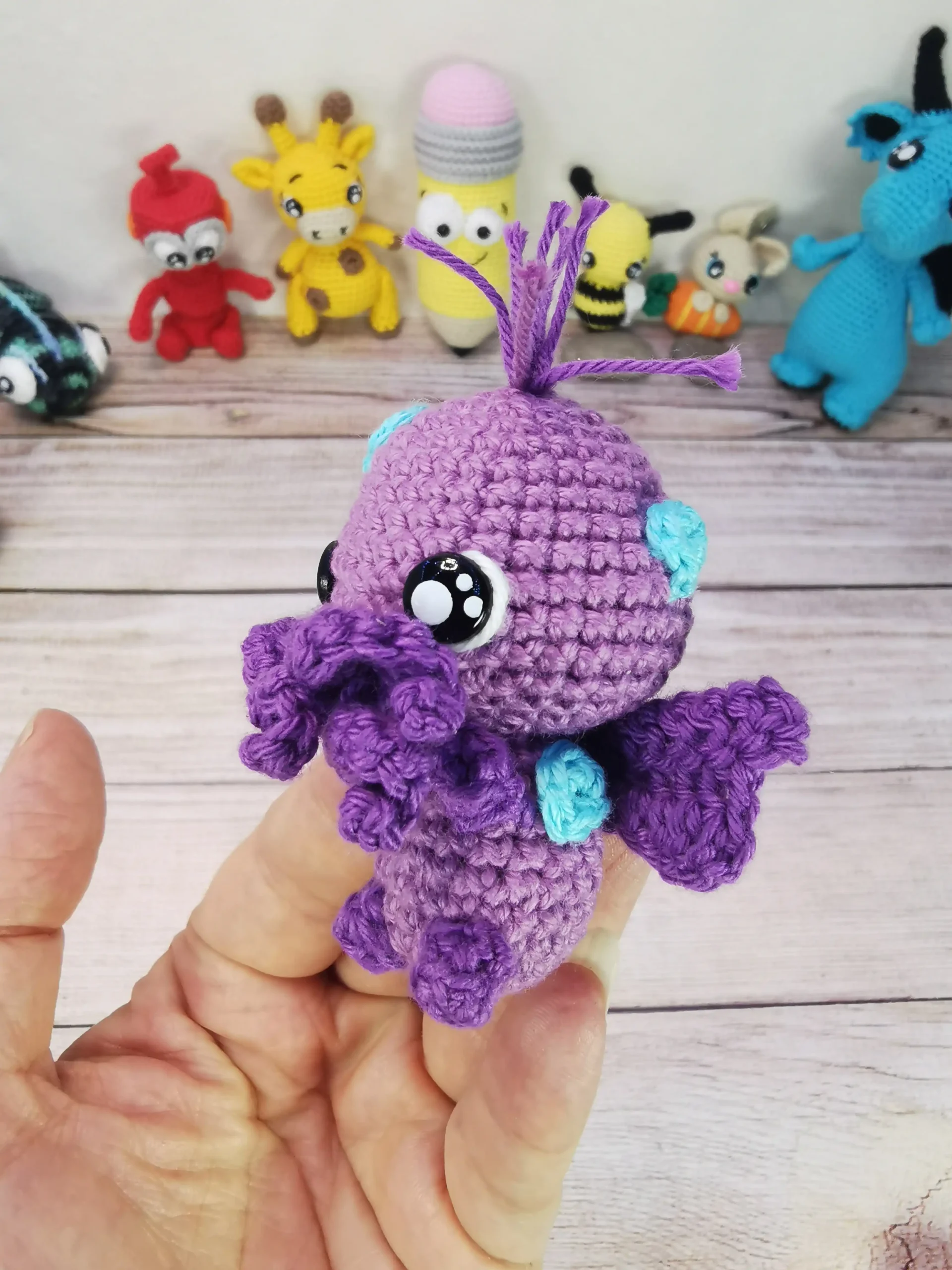 Cthulhu fait main au crochet par La Mu's Heure