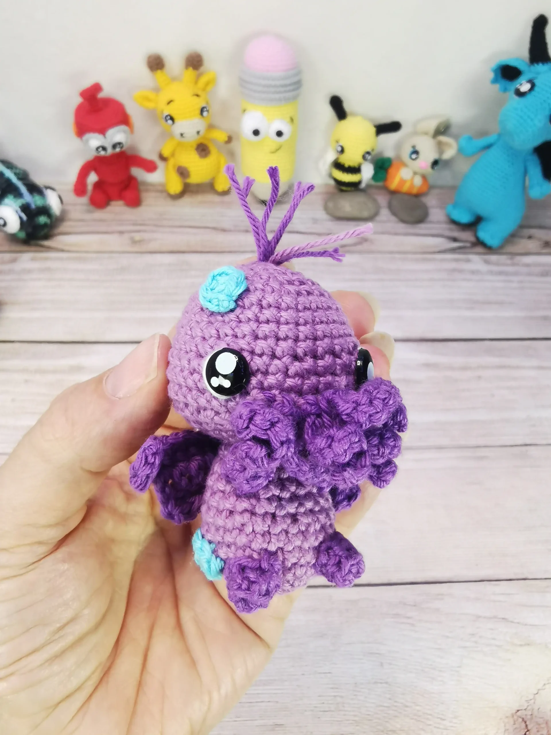 Cthulhu fait main au crochet par La Mu's Heure