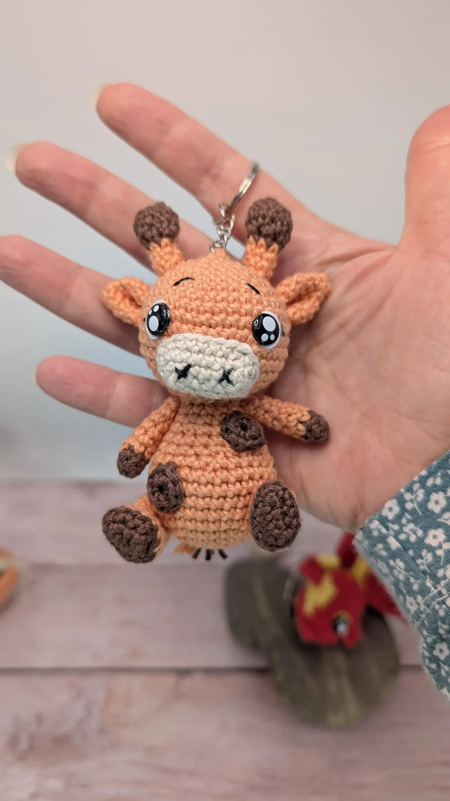 girafe amigurumi fait au crochet par La Mu's Heure