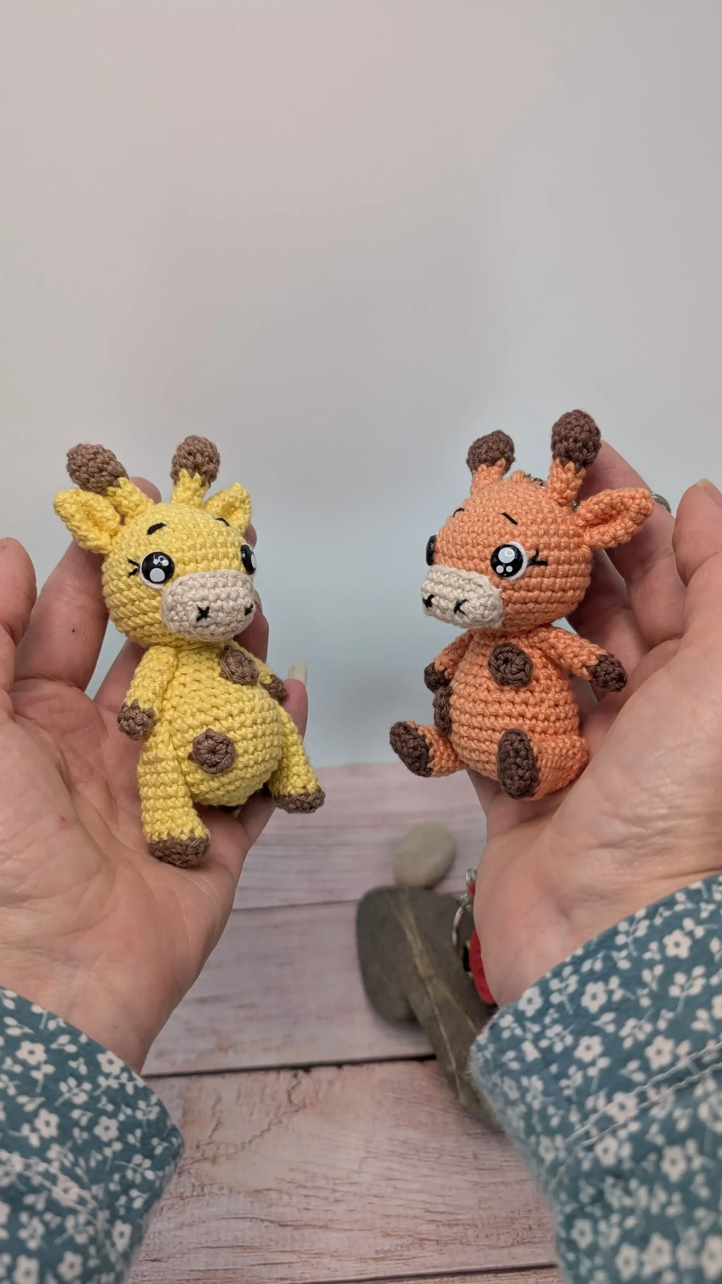 girafe amigurumi fait au crochet par La Mu's Heure