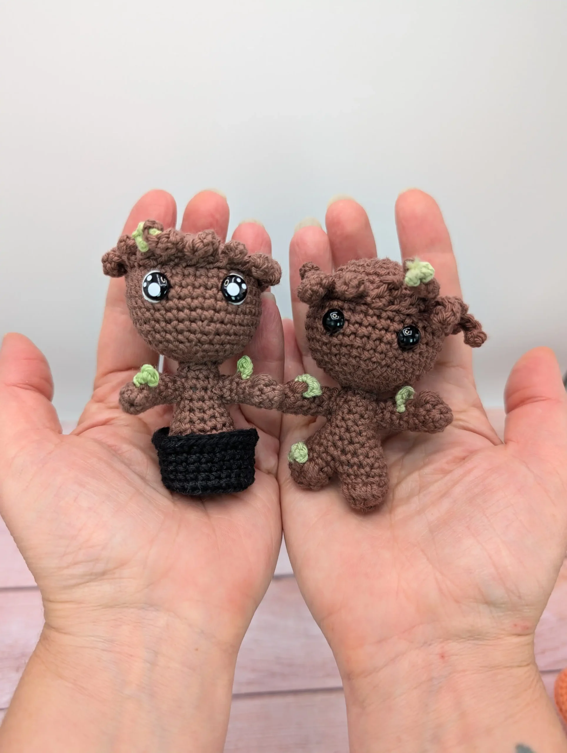 groot amigurumi fait main au crochet par La Mu's Heure