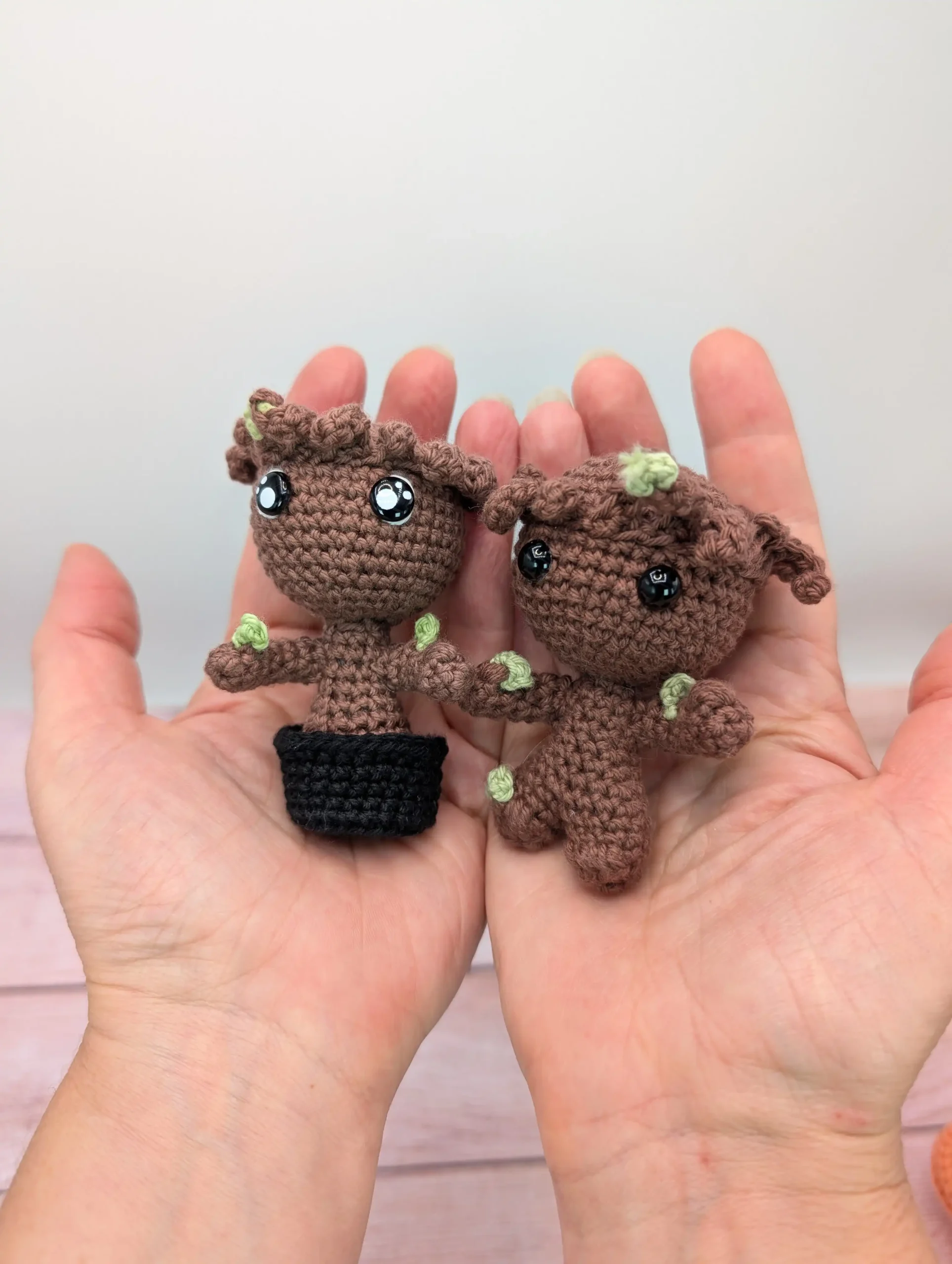 groot amigurumi fait main au crochet par La Mu's Heure