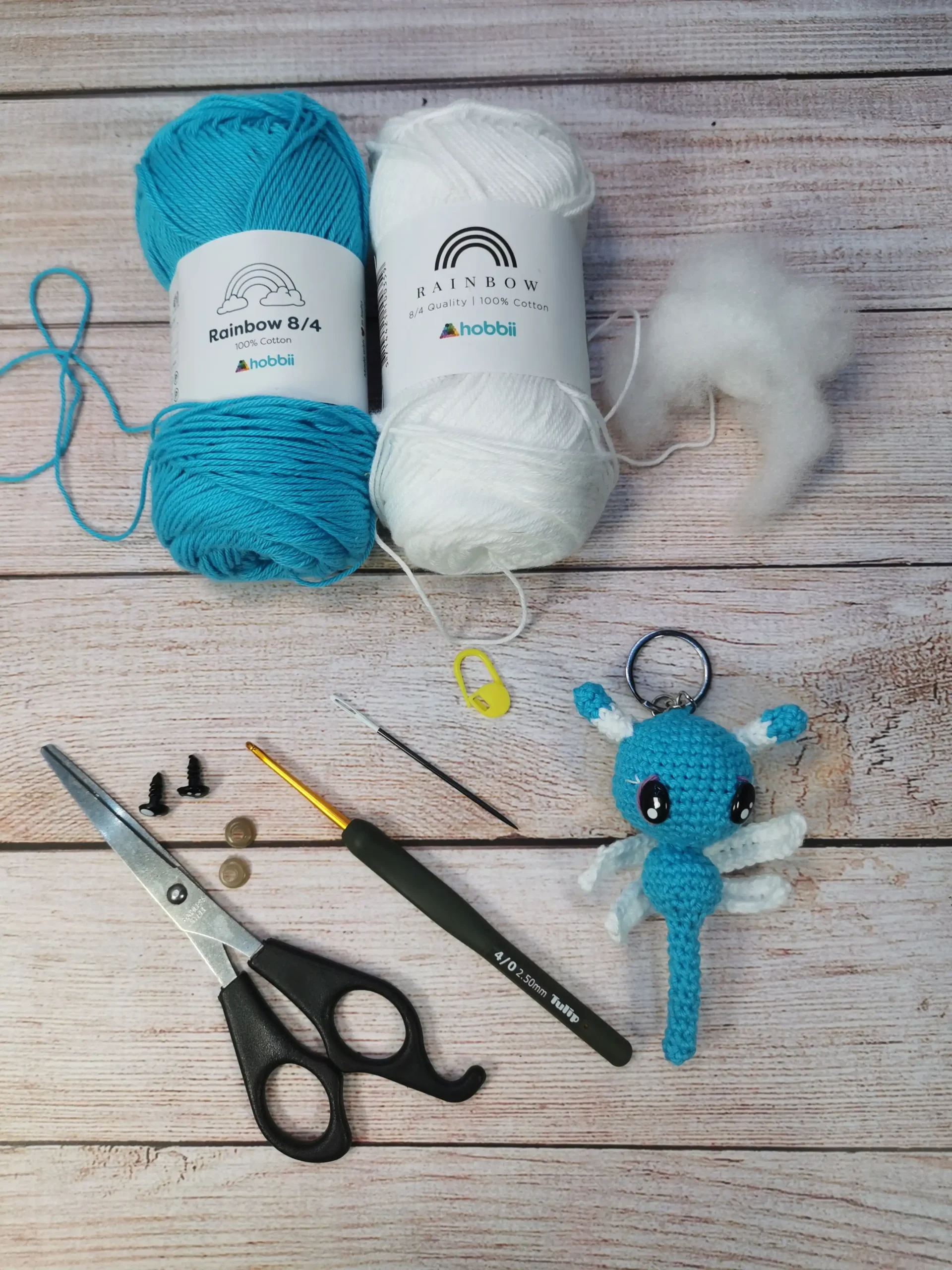tutoriel Libellule amigurumi fait main au crochet par La Mu's Heure
