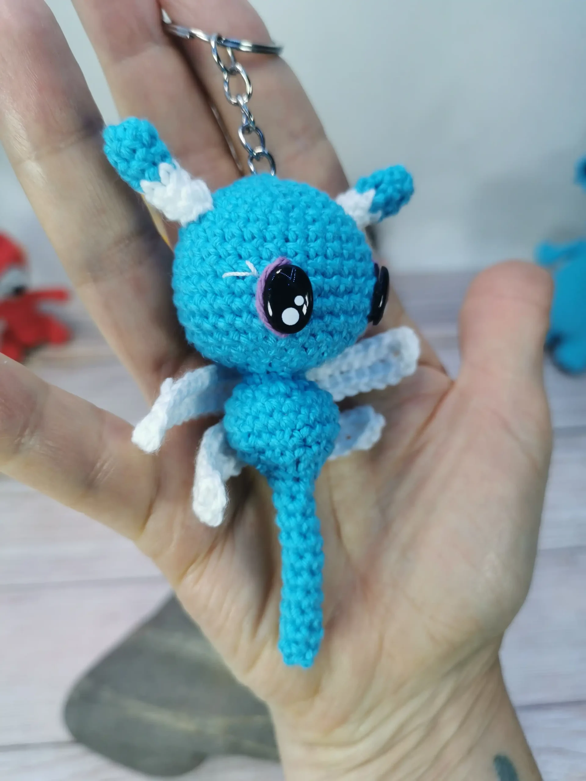 Libellule amigurumi fait main au crochet par La Mu's Heure