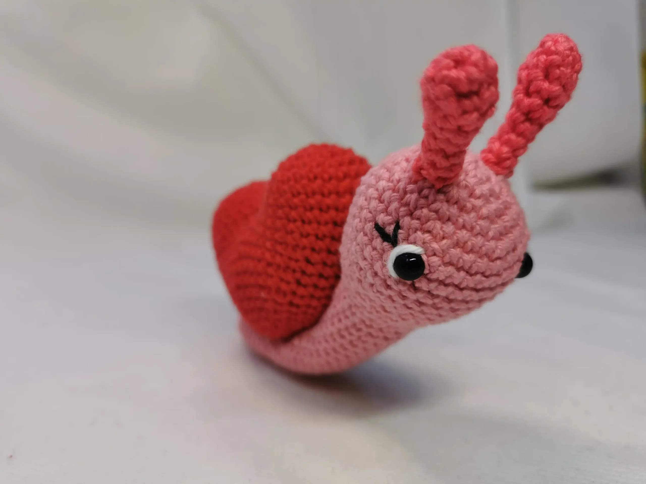 Escargot cœur fait main au crochet par La Mu's heure