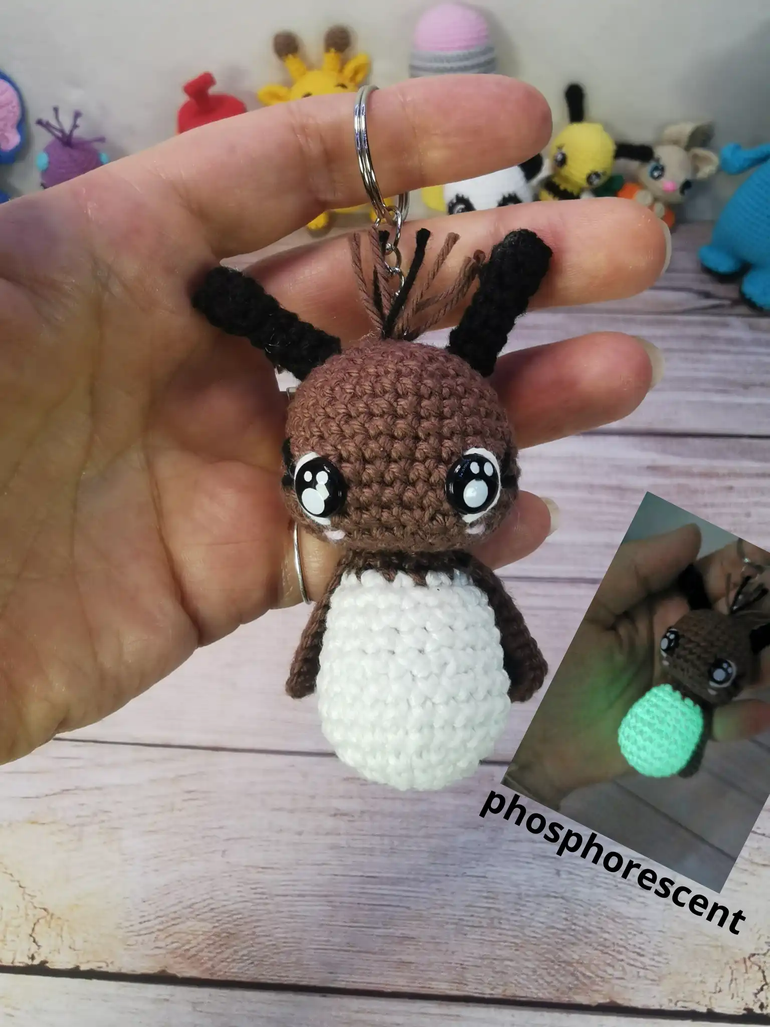 Luciole amigurumi fait main au crochet par La Mu's Heure