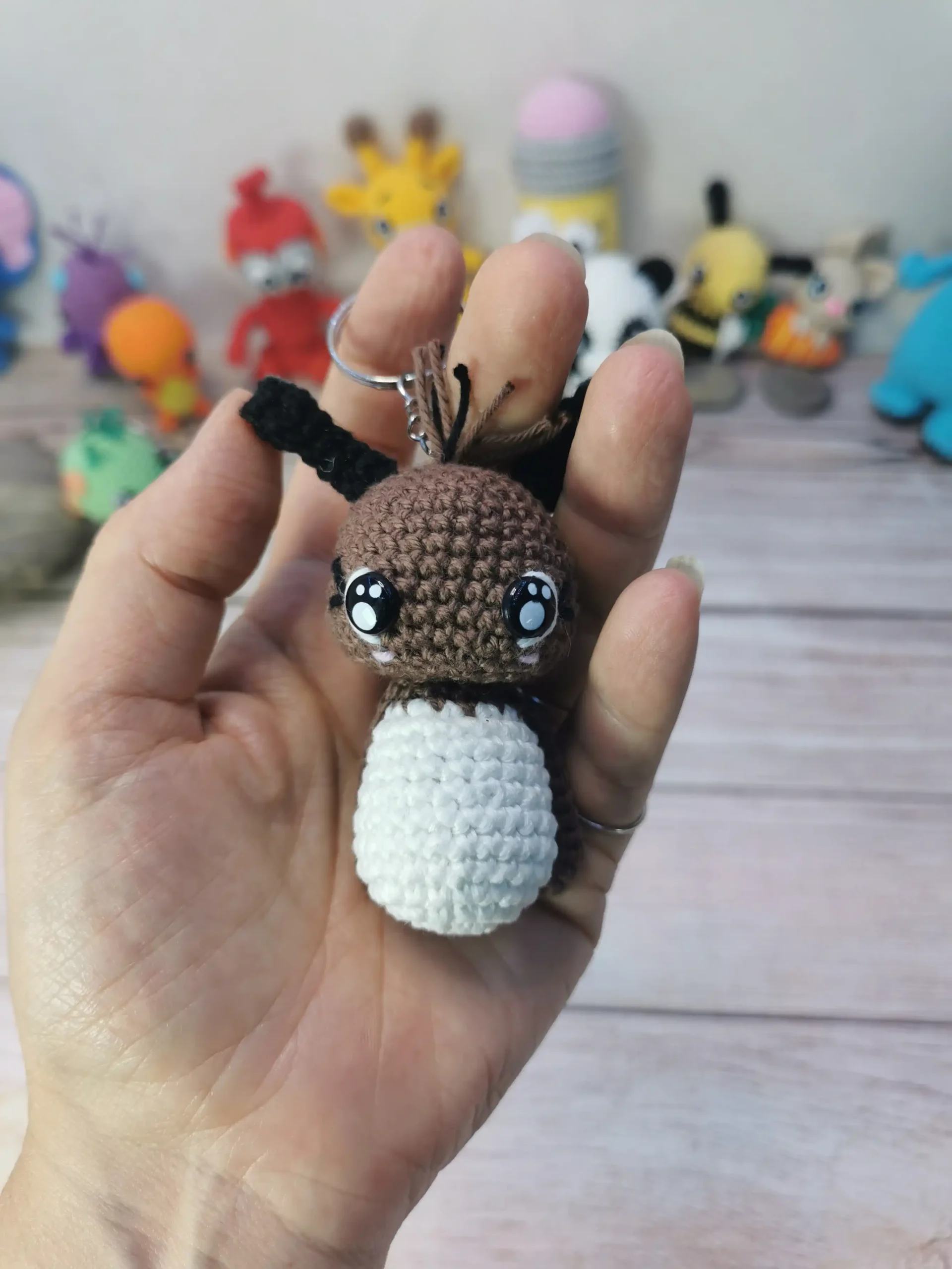 Luciole amigurumi fait au crochet par La Mu's Heure