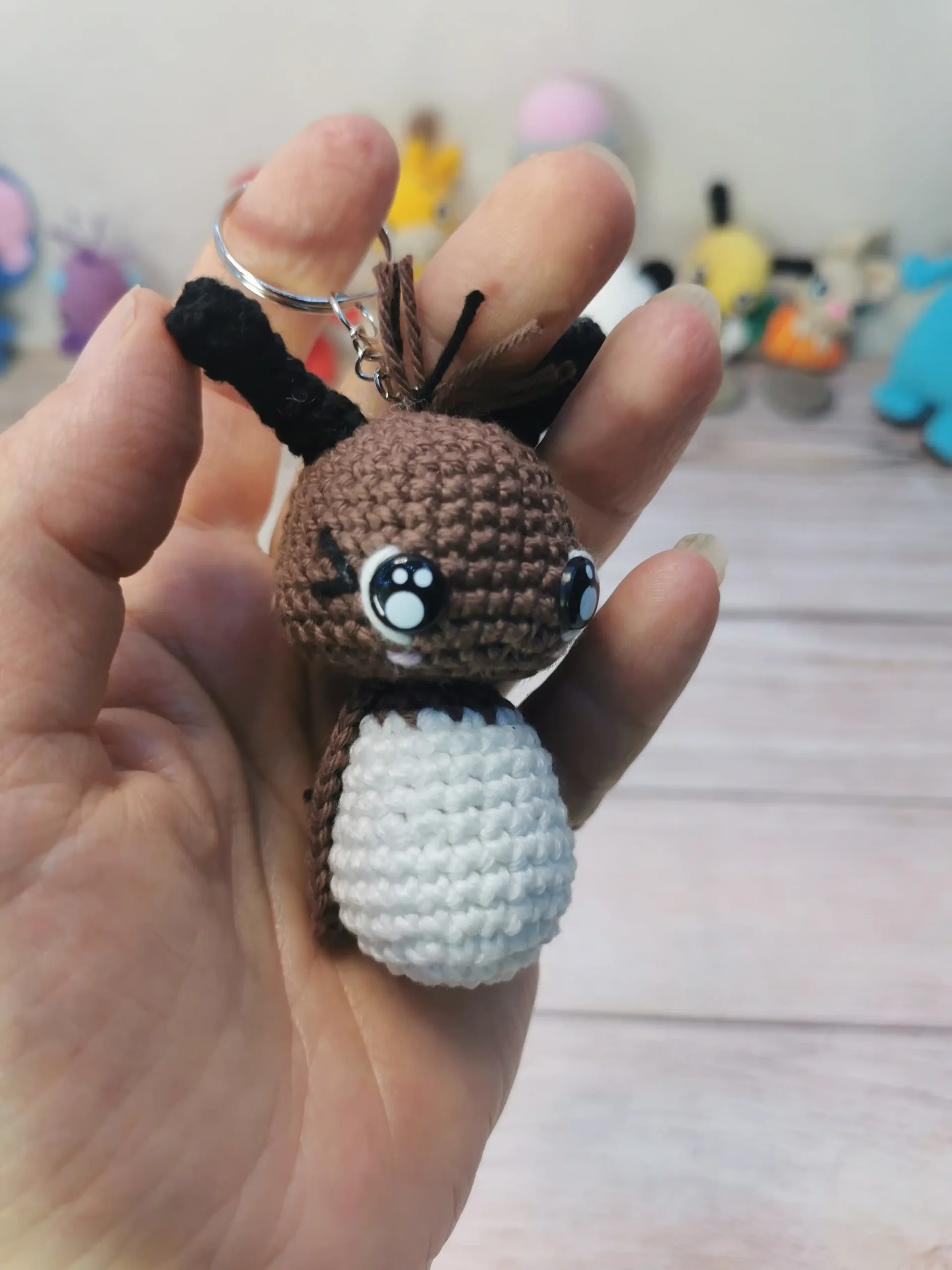 Luciole amigurumi fait au crochet par La Mu's Heure
