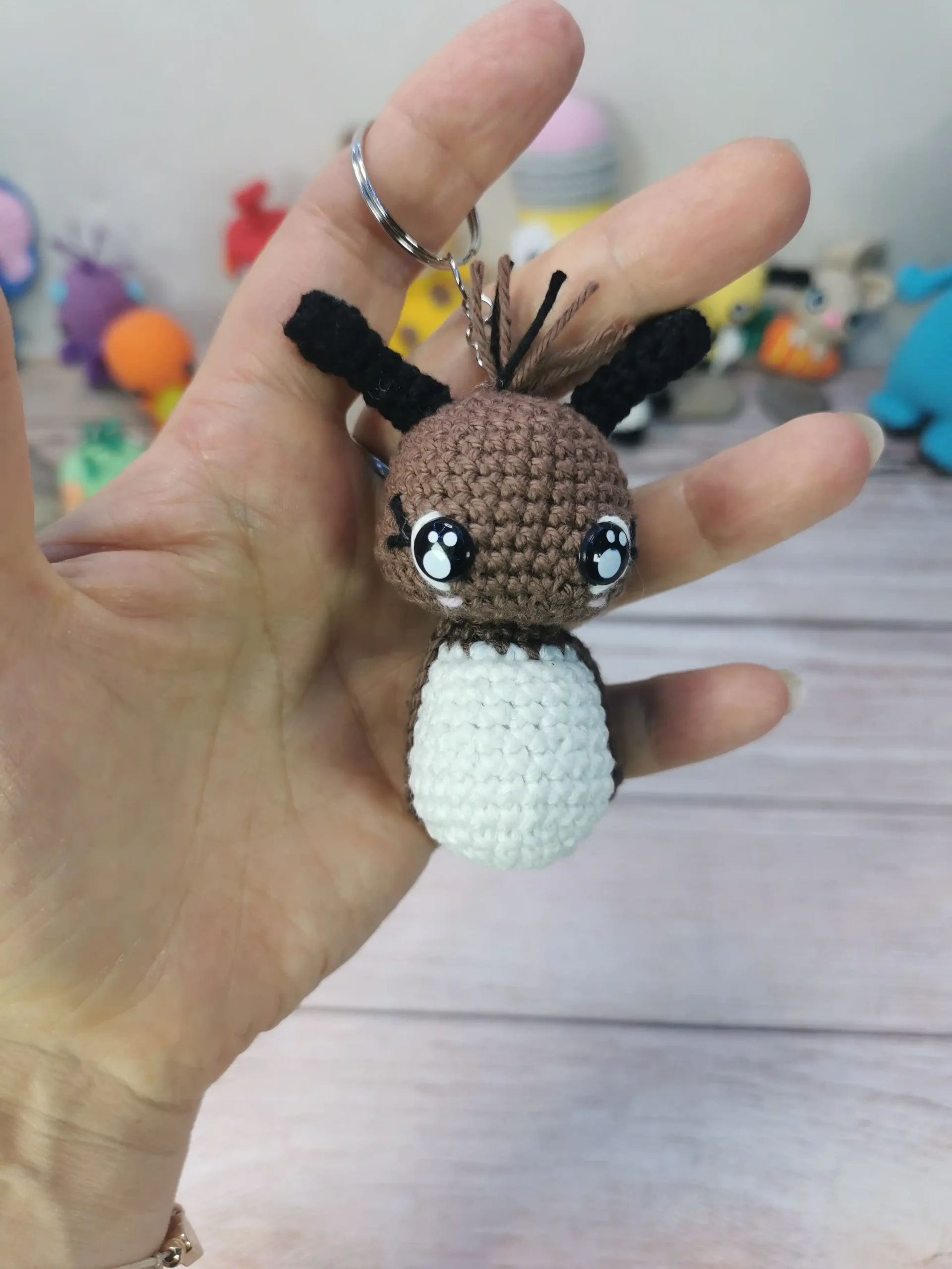 Luciole amigurumi fait au crochet par La Mu's Heure