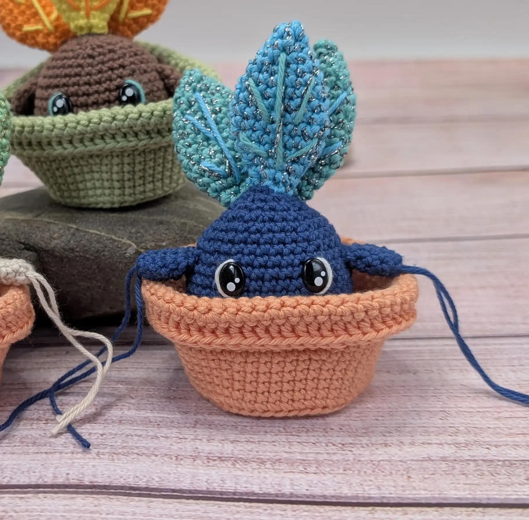 mandragore amigurumi fait main au crochet par La Mu's heure