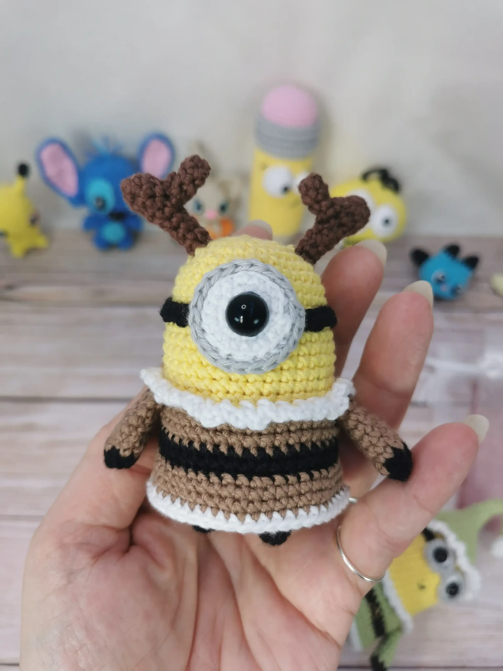 Minions de Noël fait main par La Mu's Heure