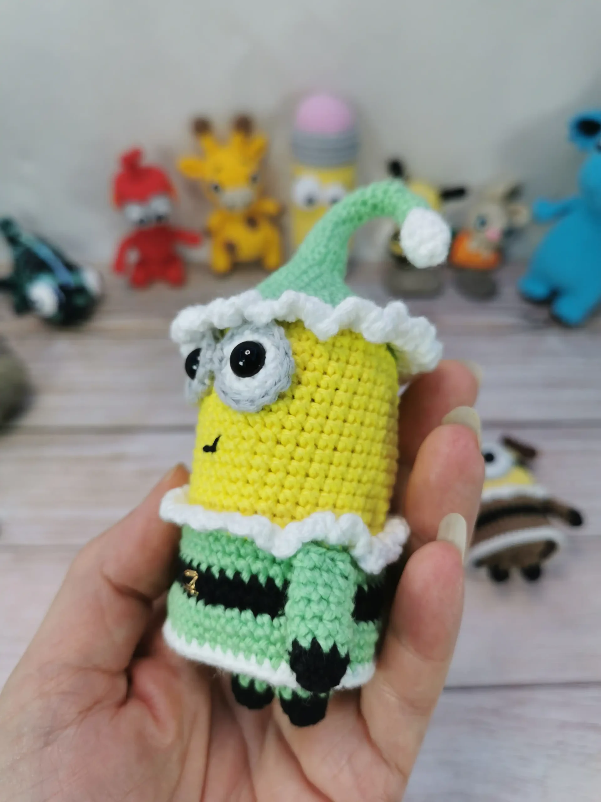 Minions de Noël fait main par La Mu's Heure