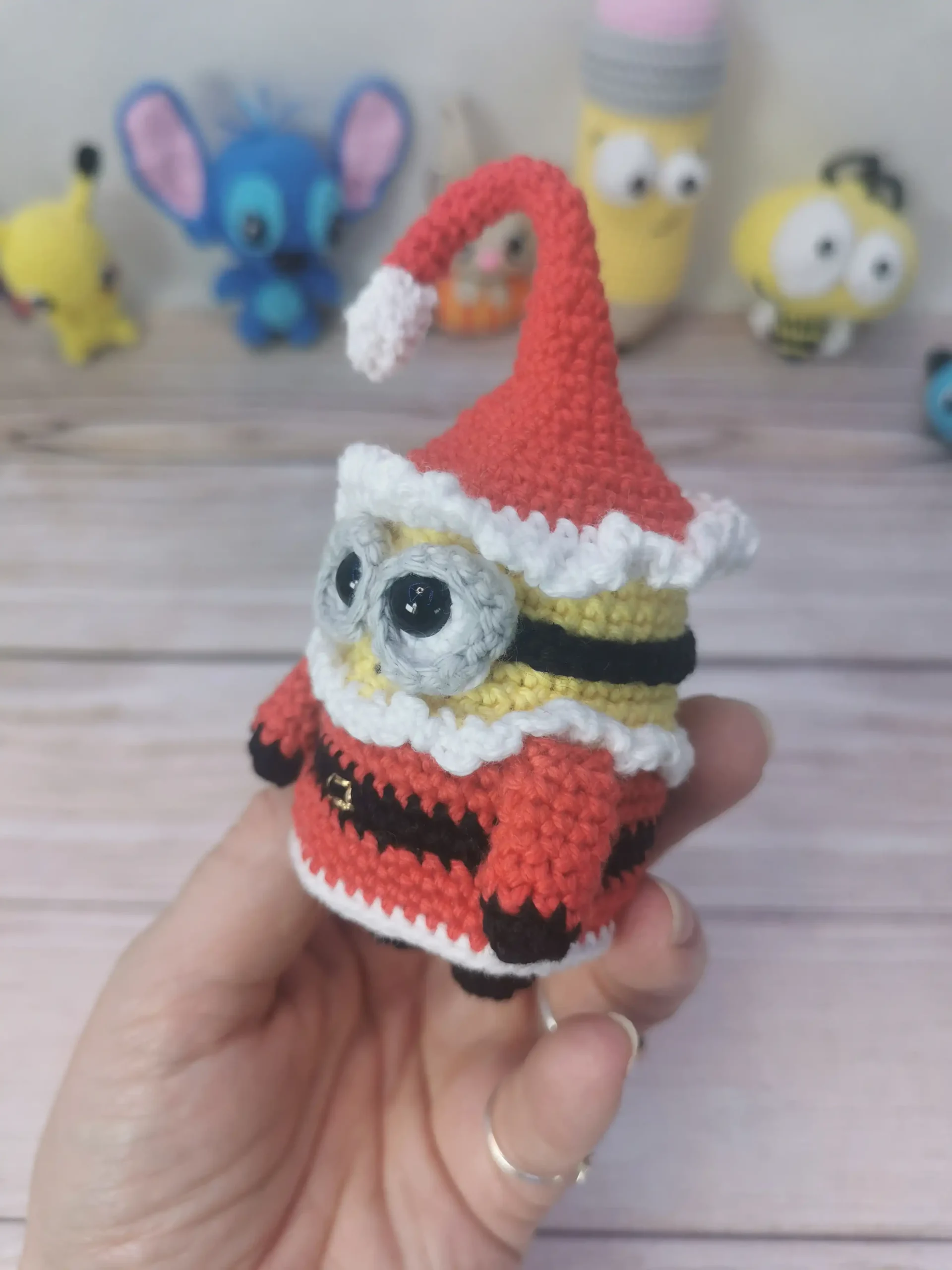 Minions de Noël fait main par La Mu's Heure
