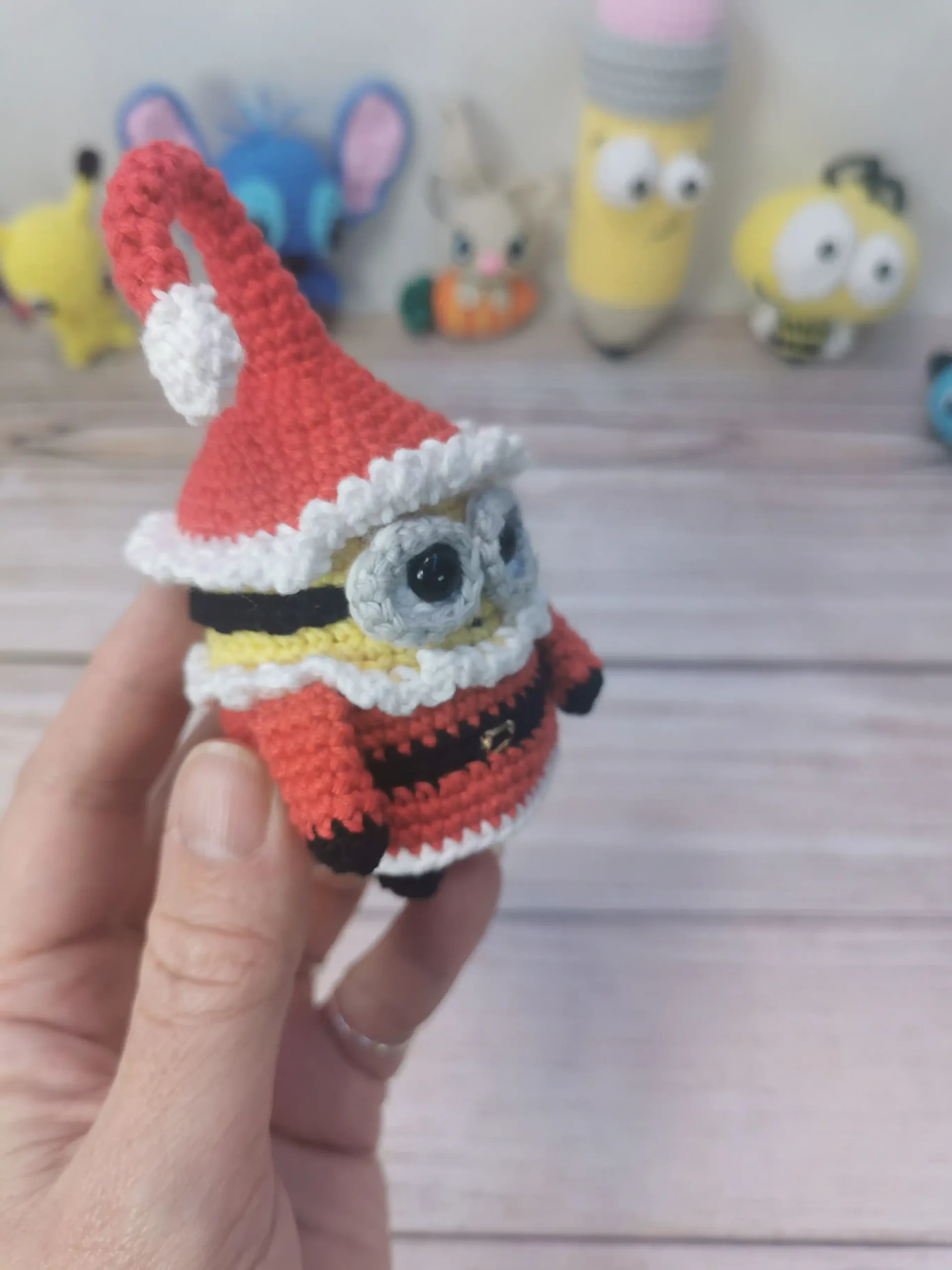 Minions de Noël fait main par La Mu's Heure