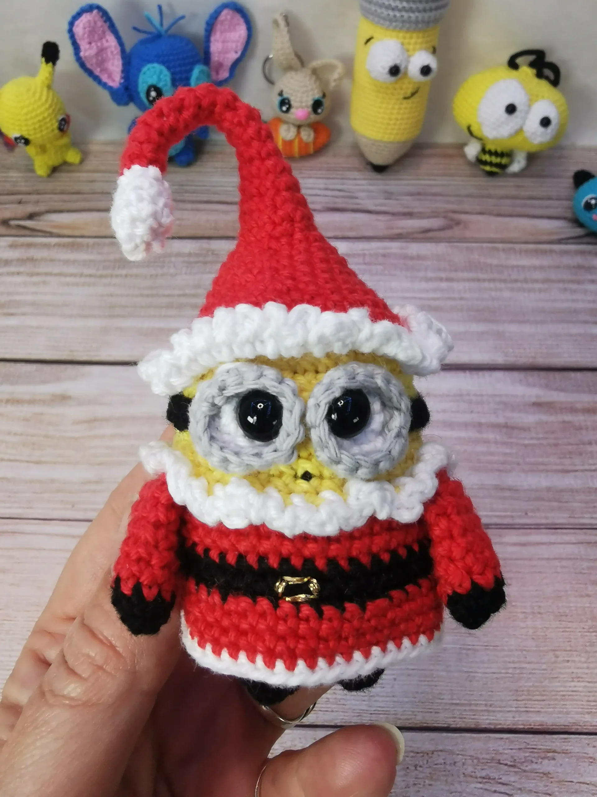Minions de Noël fait main par La Mu's Heure