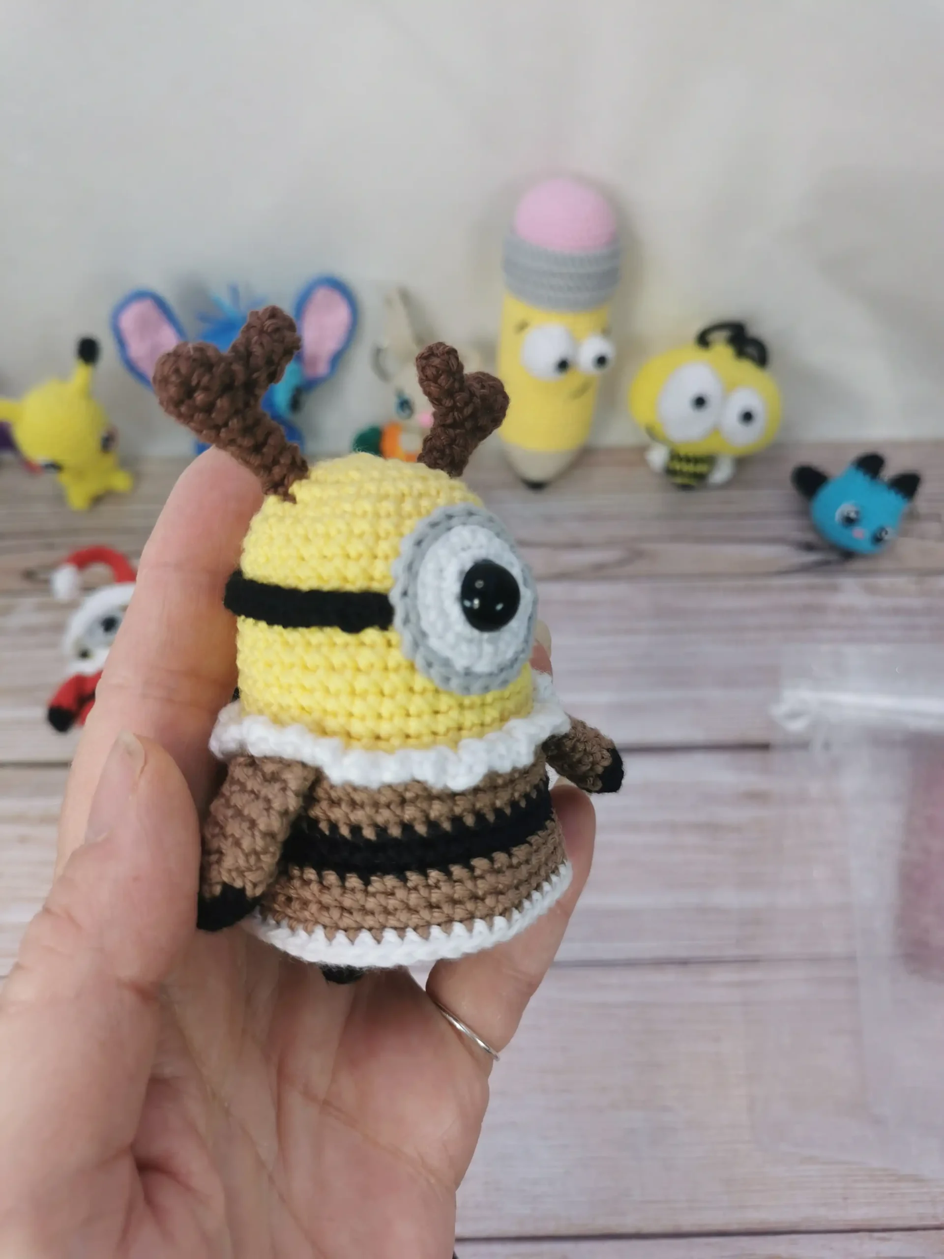 Minions de Noël fait main par La Mu's Heure