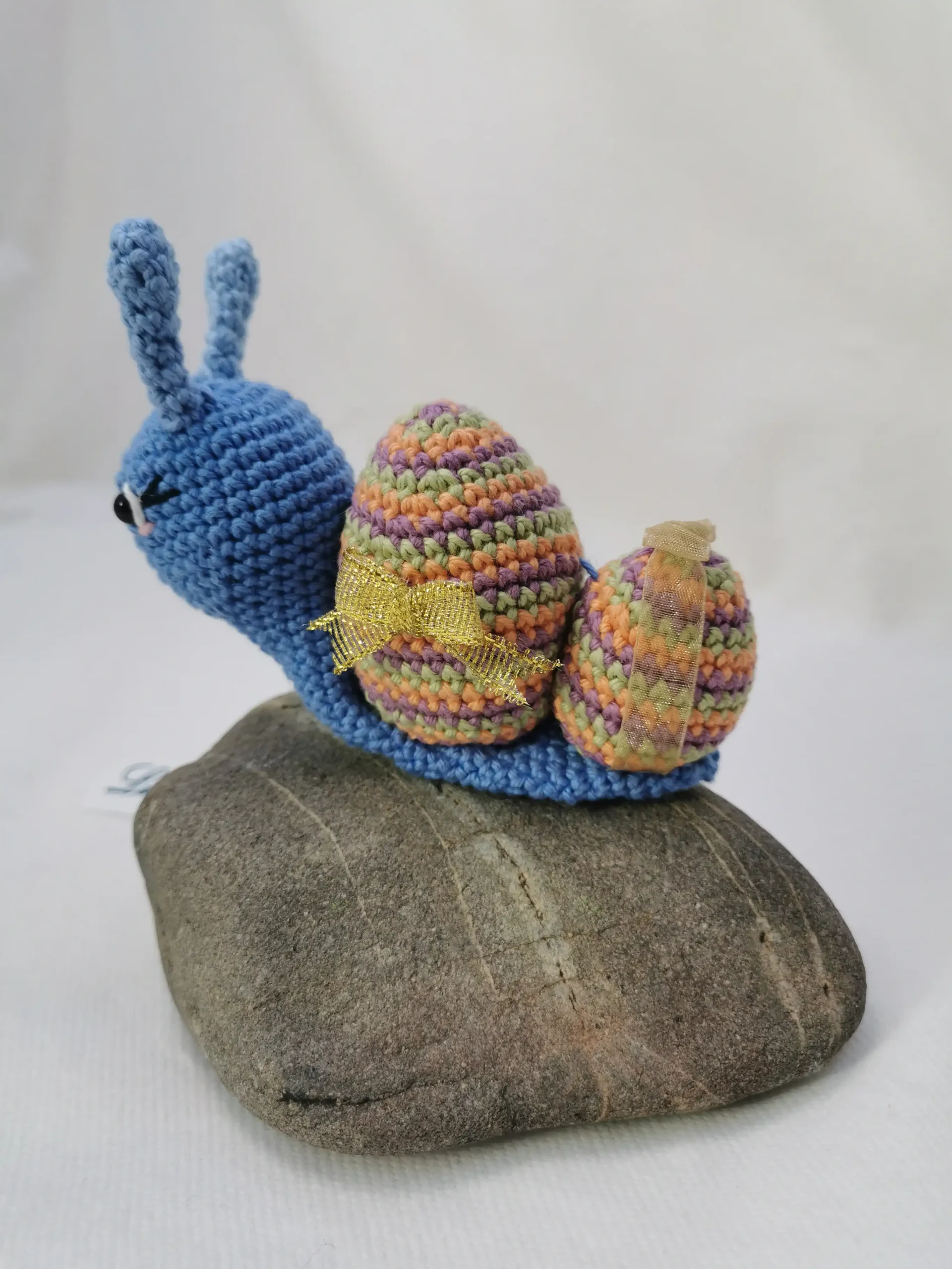 Escargot de Pâques fait main au crochet par La Mu's heure