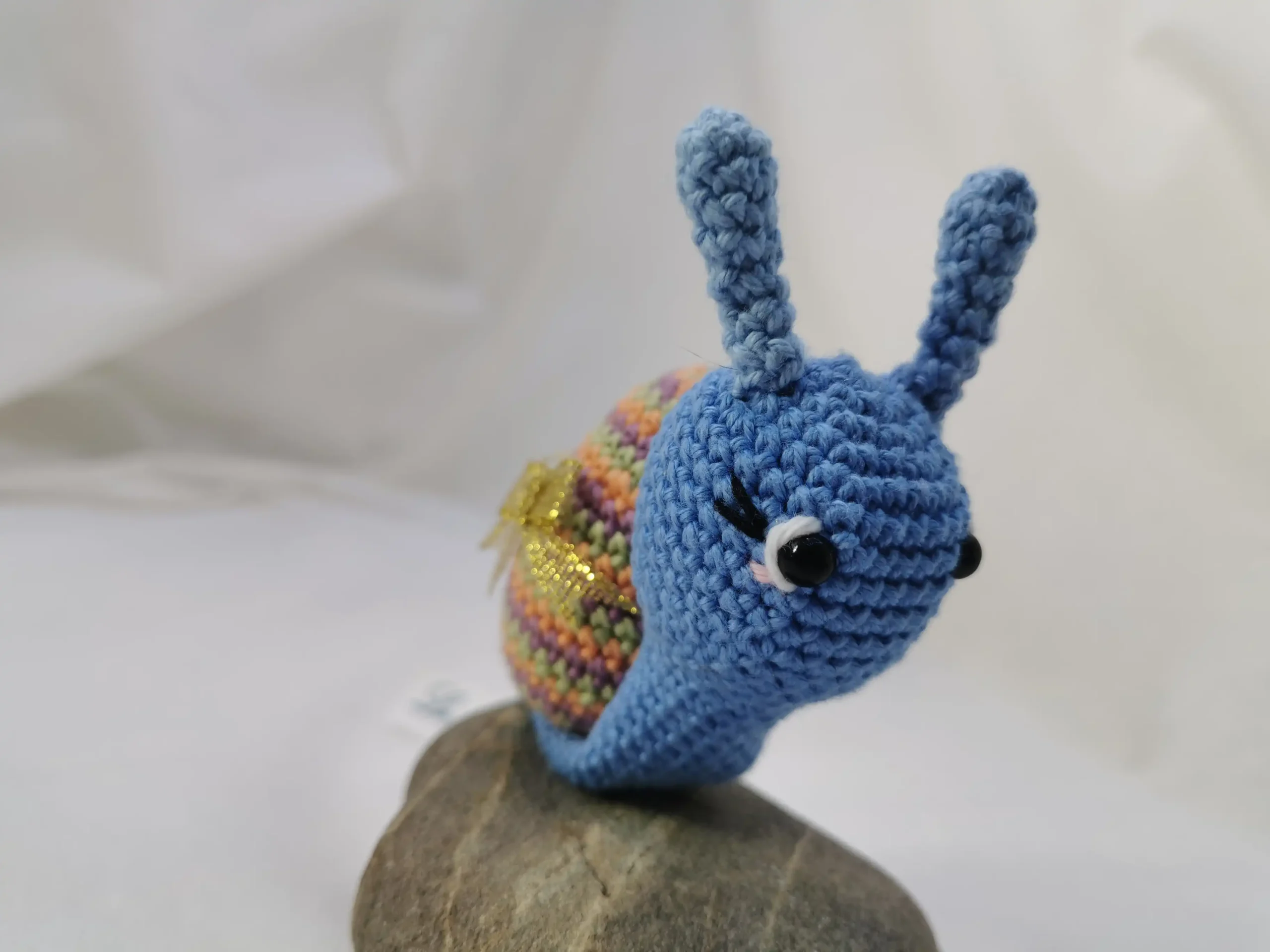 Escargot de Pâques fait main au crochet par La Mu's heure