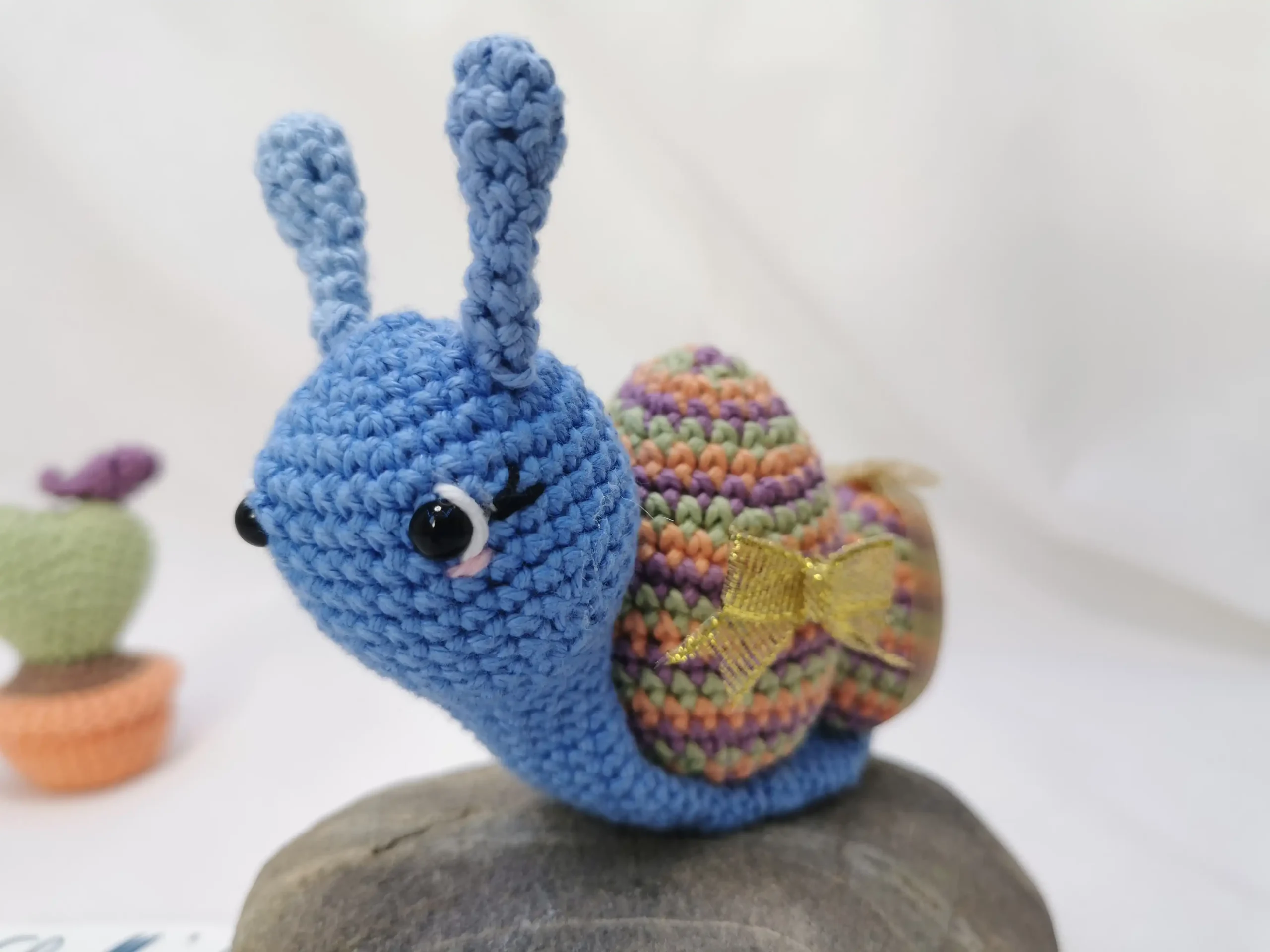 Escargot de Pâques fait main au crochet par La Mu's heure