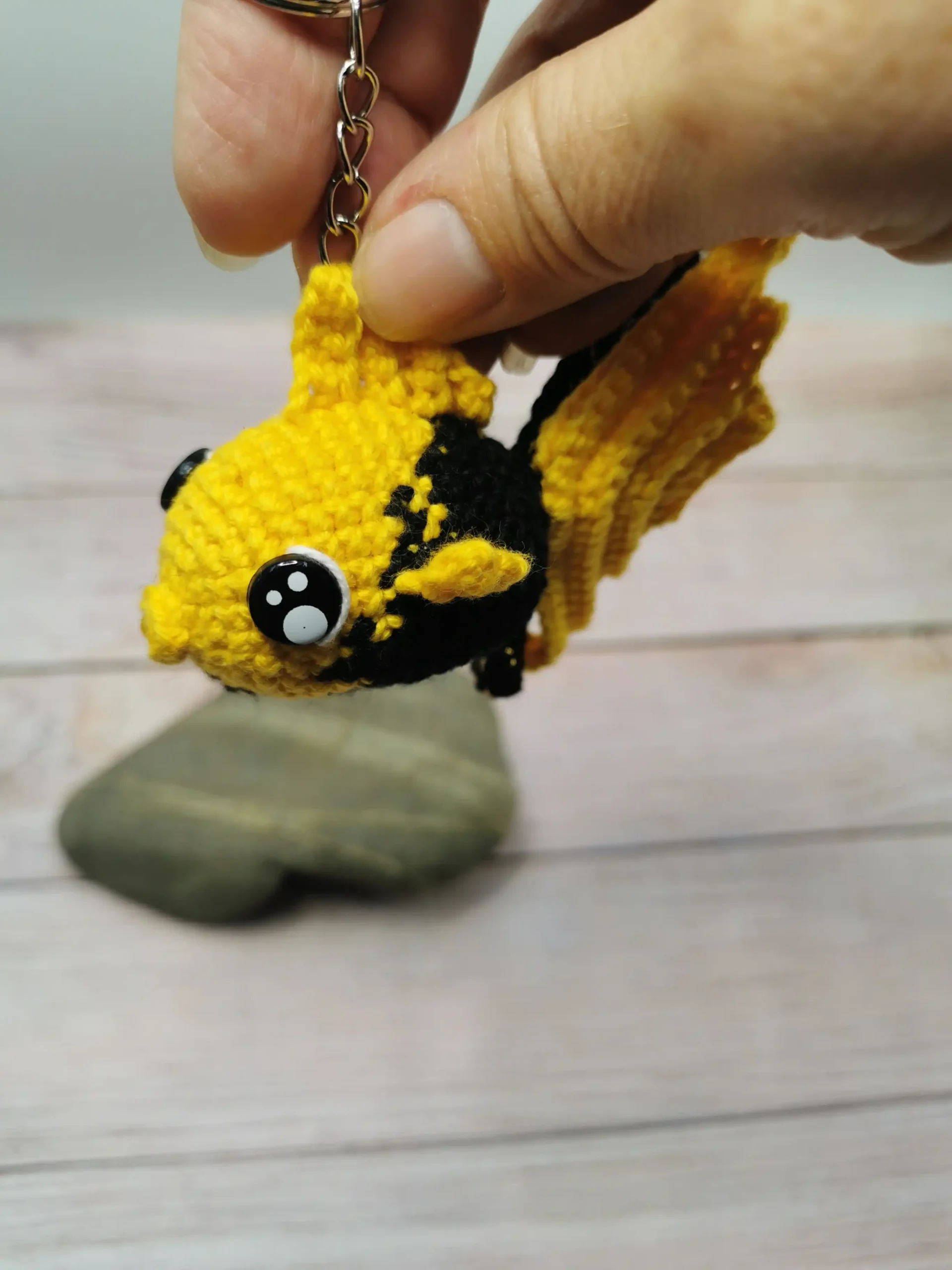 poisson amigurumi fait main au crochet par La Mu's heure