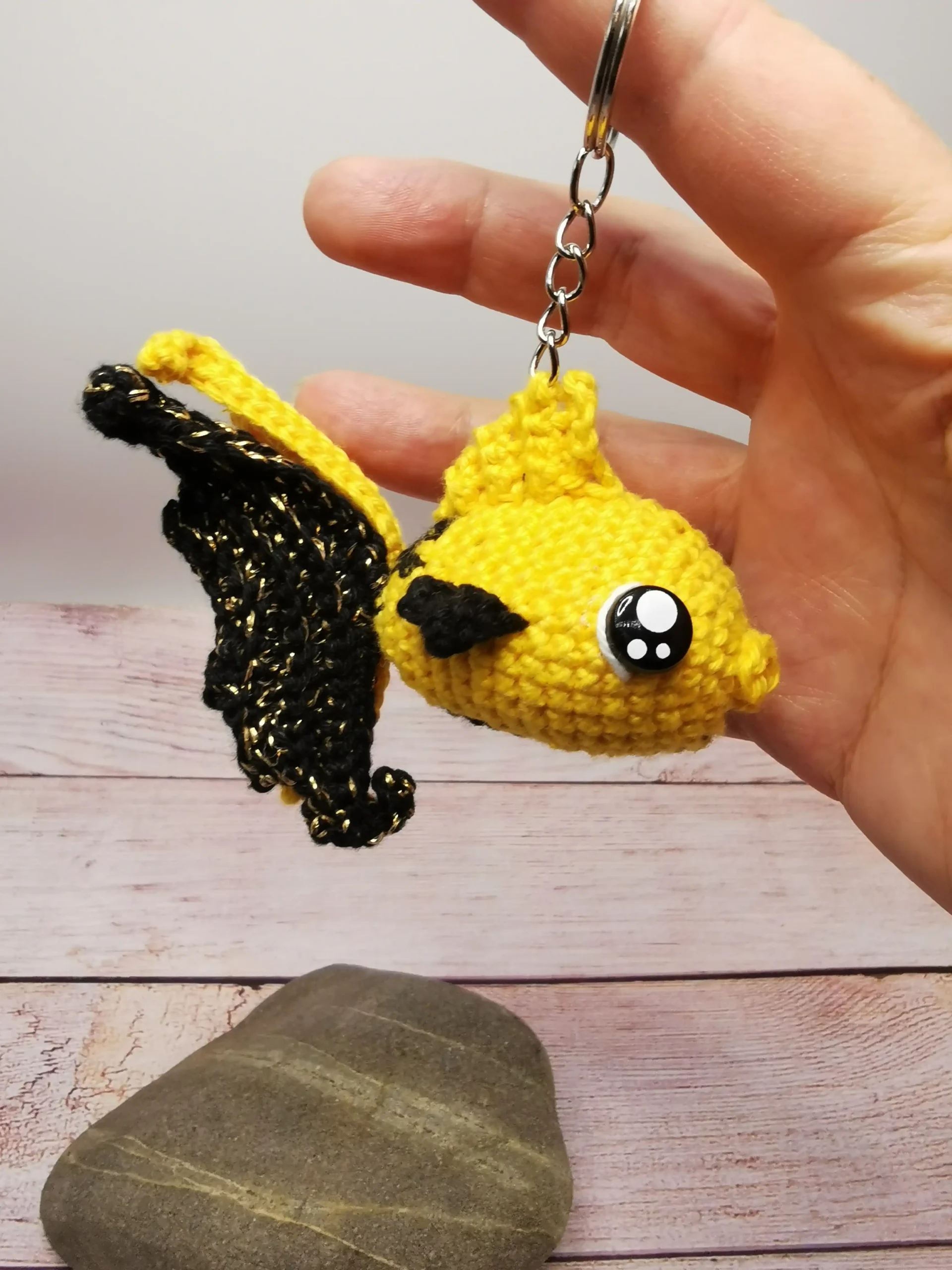 poisson amigurumi fait main au crochet par La Mu's heure