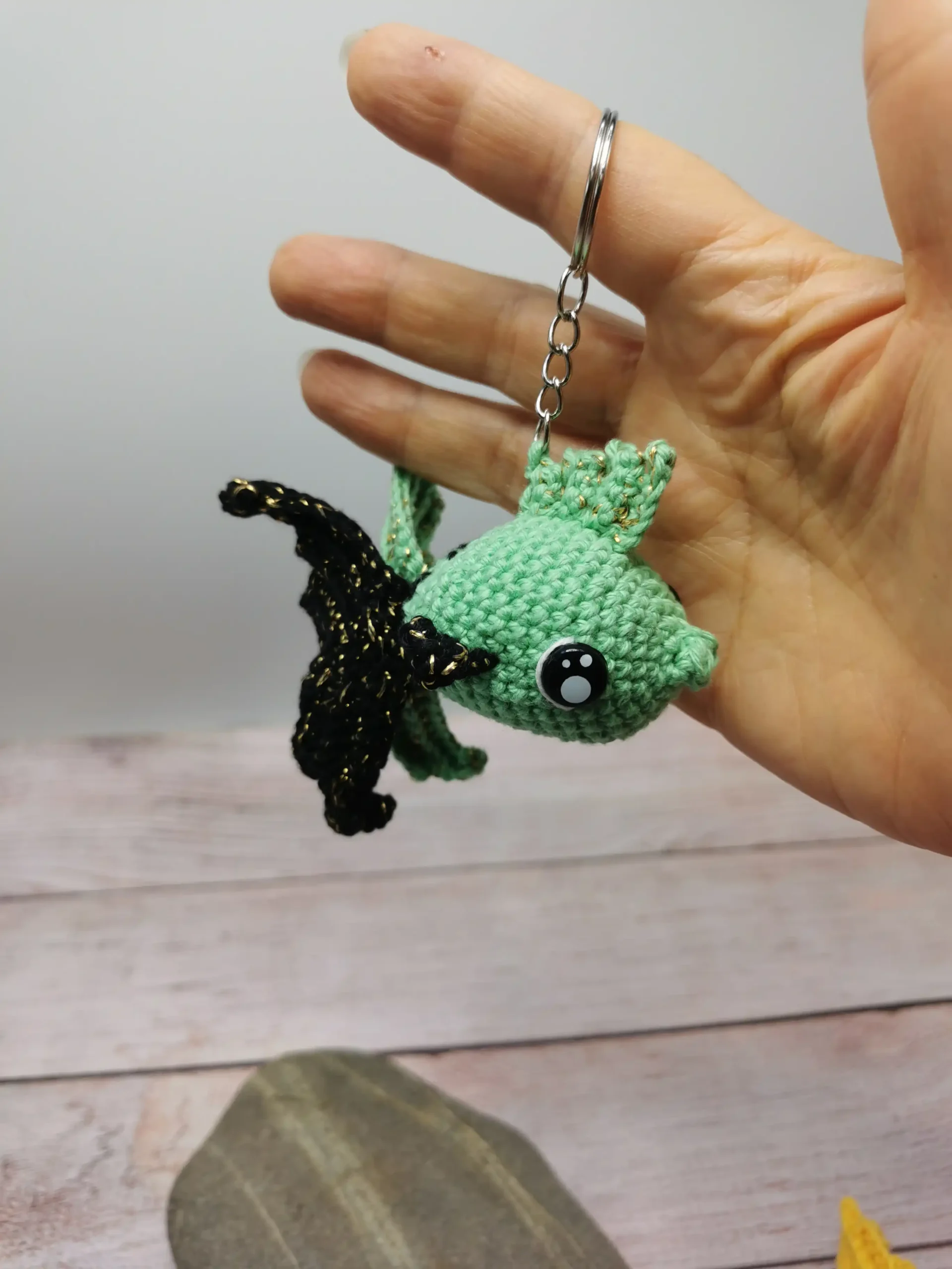 poisson amigurumi fait main au crochet par La Mu's heure