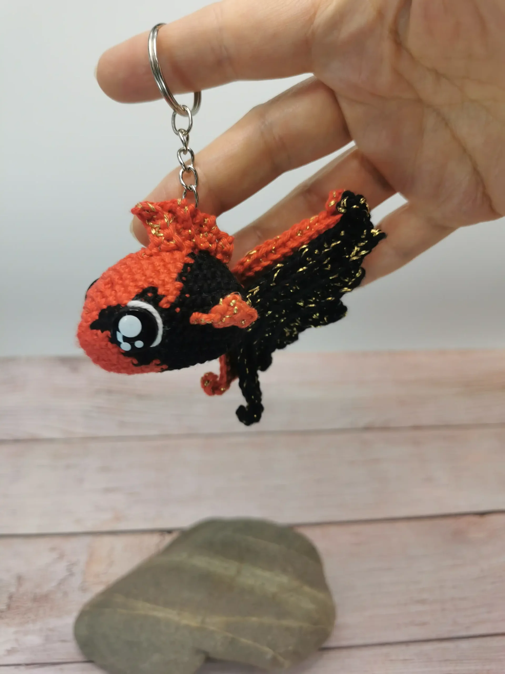 poisson amigurumi fait main au crochet par La Mu's heure