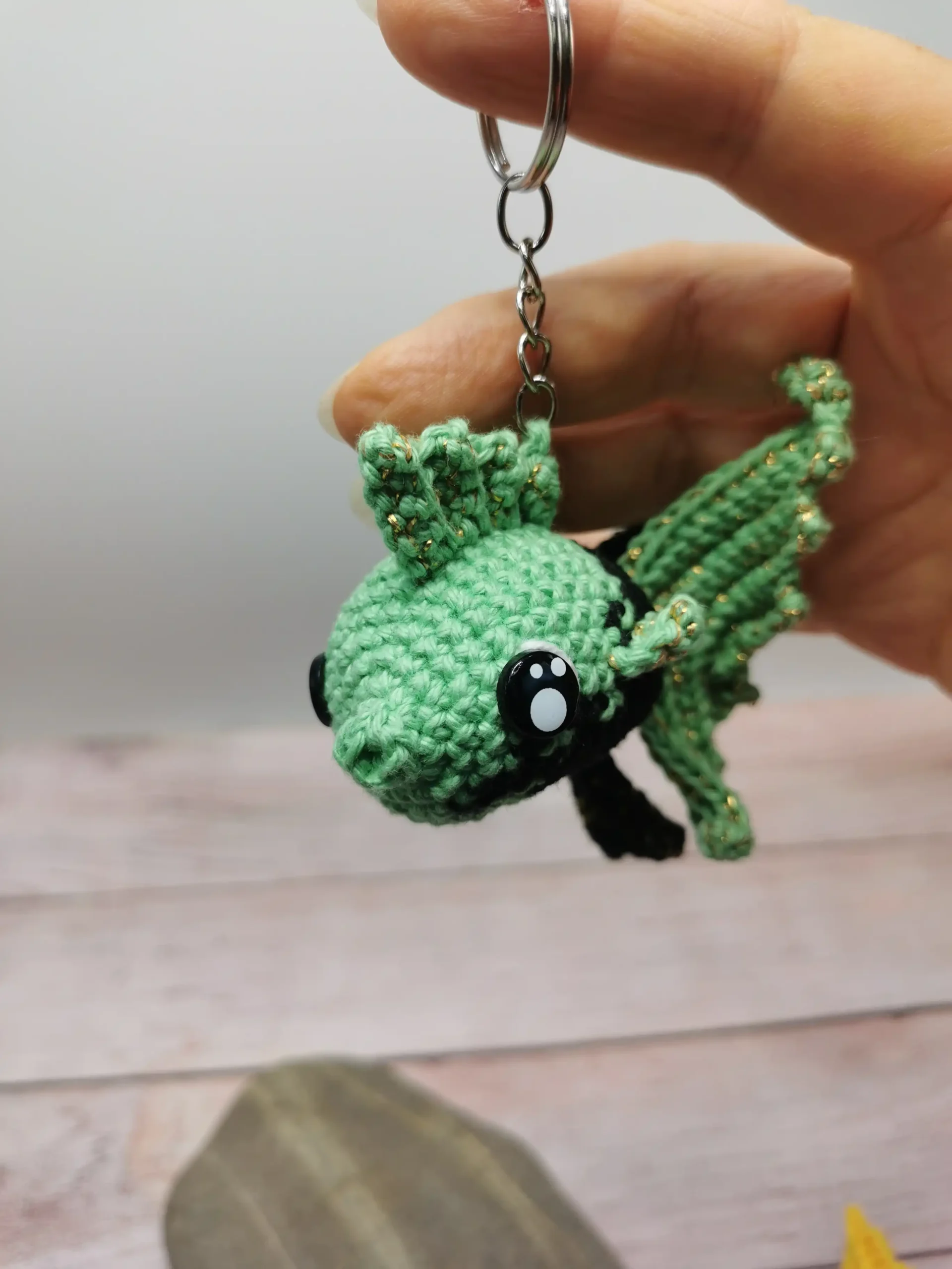 poisson amigurumi fait main au crochet par La Mu's heure