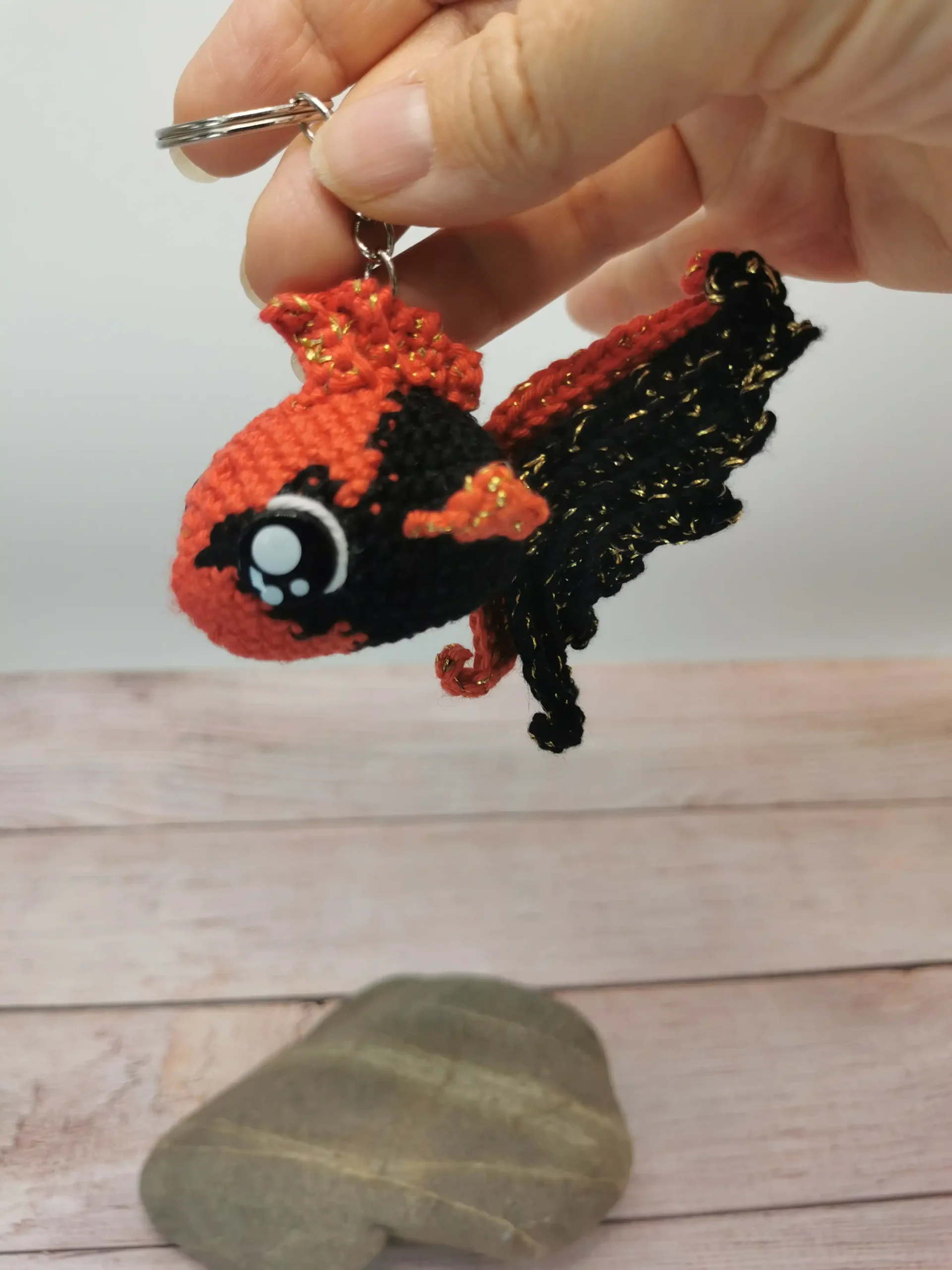 poisson amigurumi fait main au crochet par La Mu's heure
