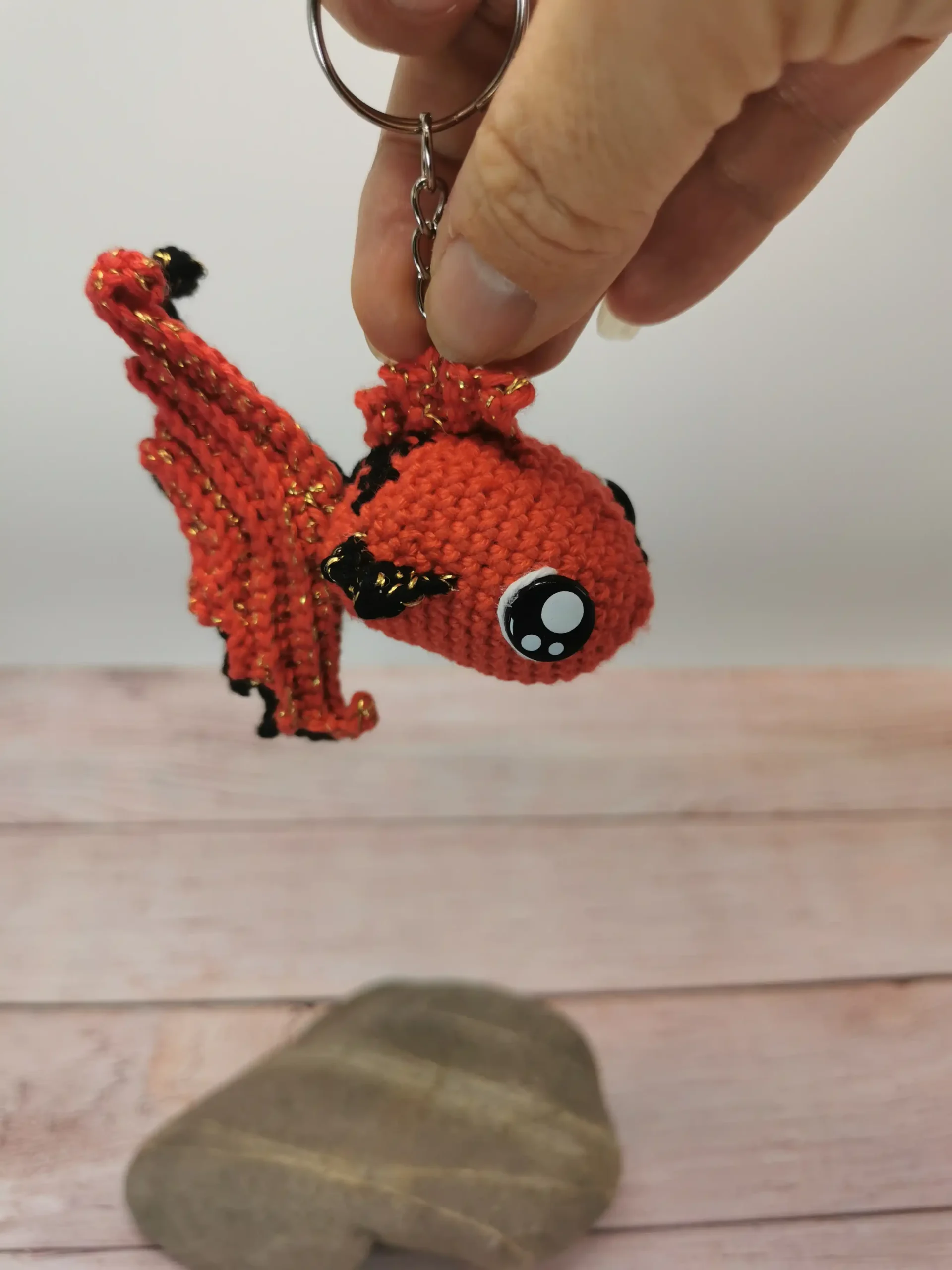 poisson amigurumi fait main au crochet par La Mu's heure