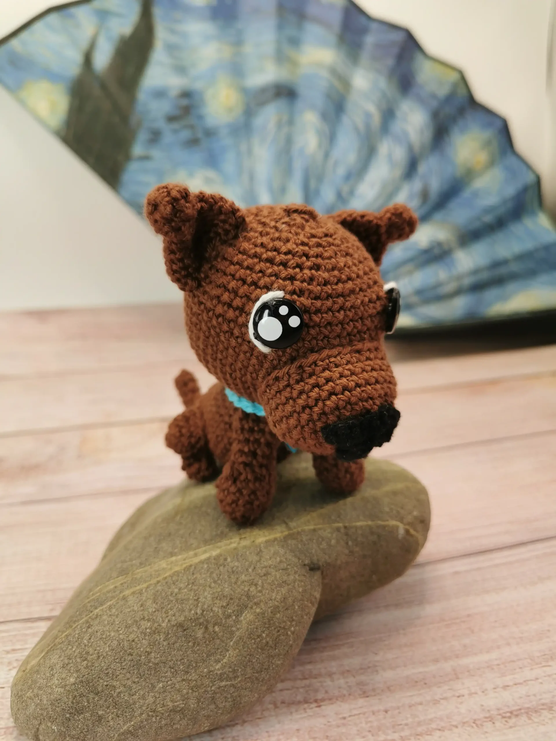 scooby doo amigurumi fait au crochet par La Mu's Heure